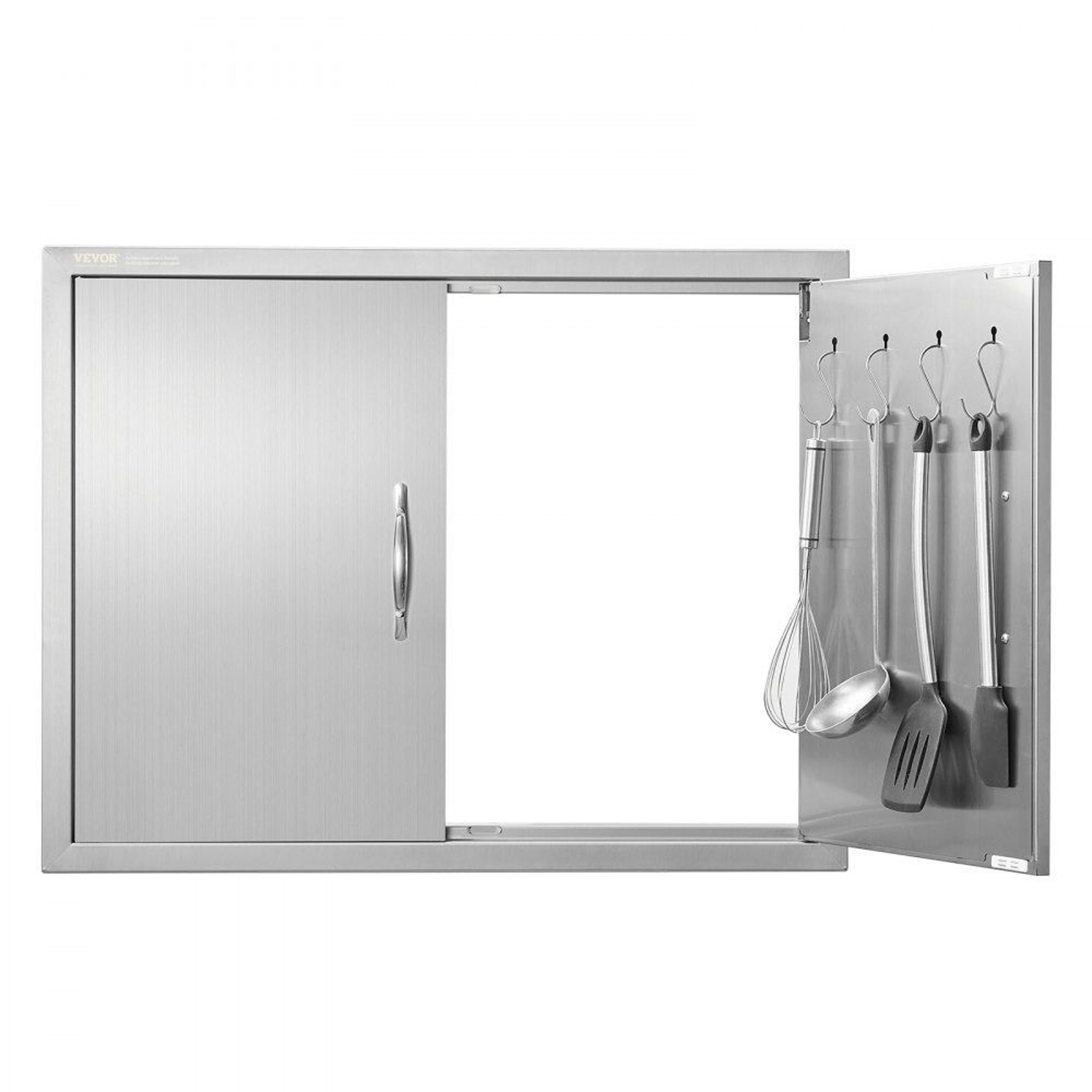 31 x 24 stainless steel bbq access door for outdoor kitchen and grill island