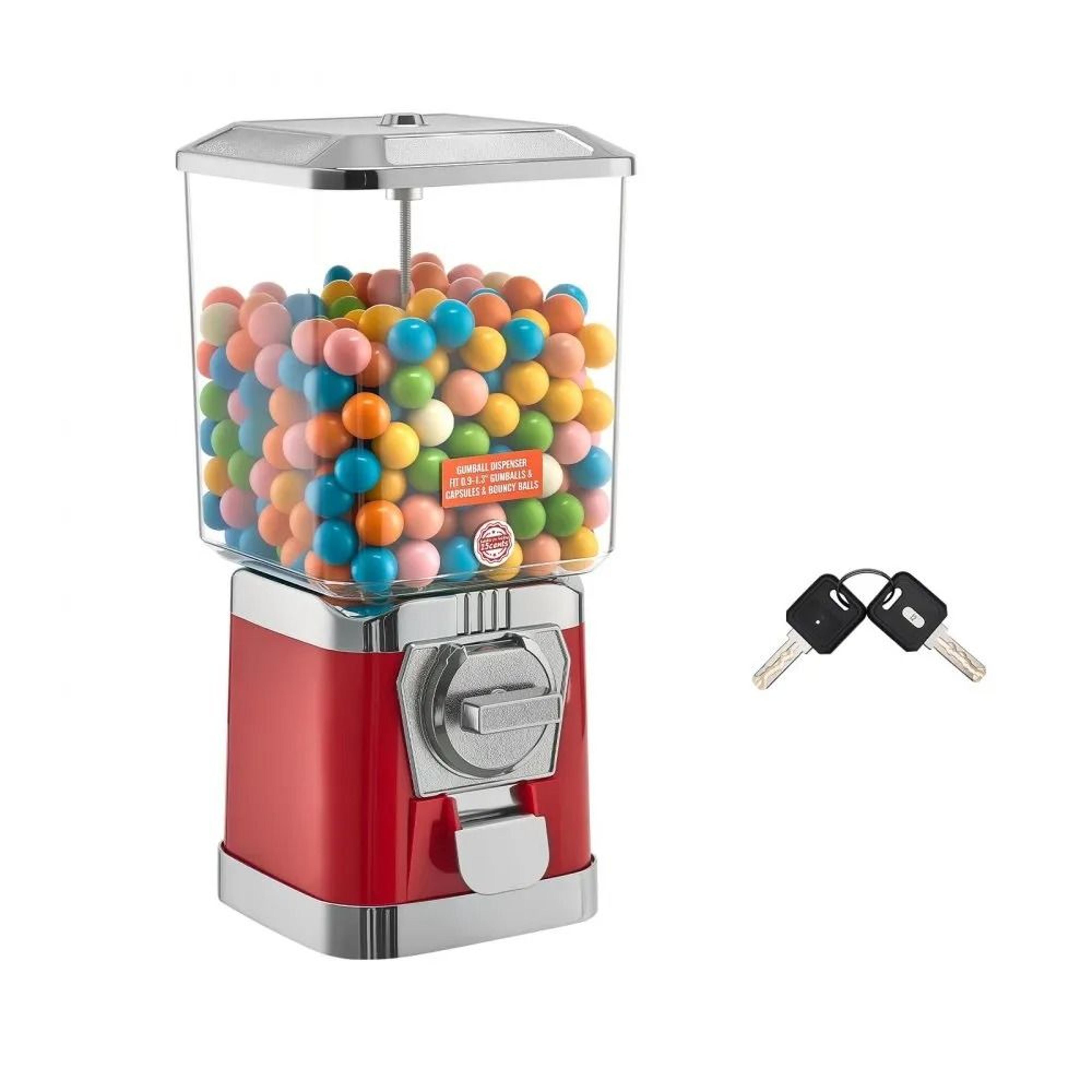 vintage coin operated gumball machine candy dispenser for kids and parties