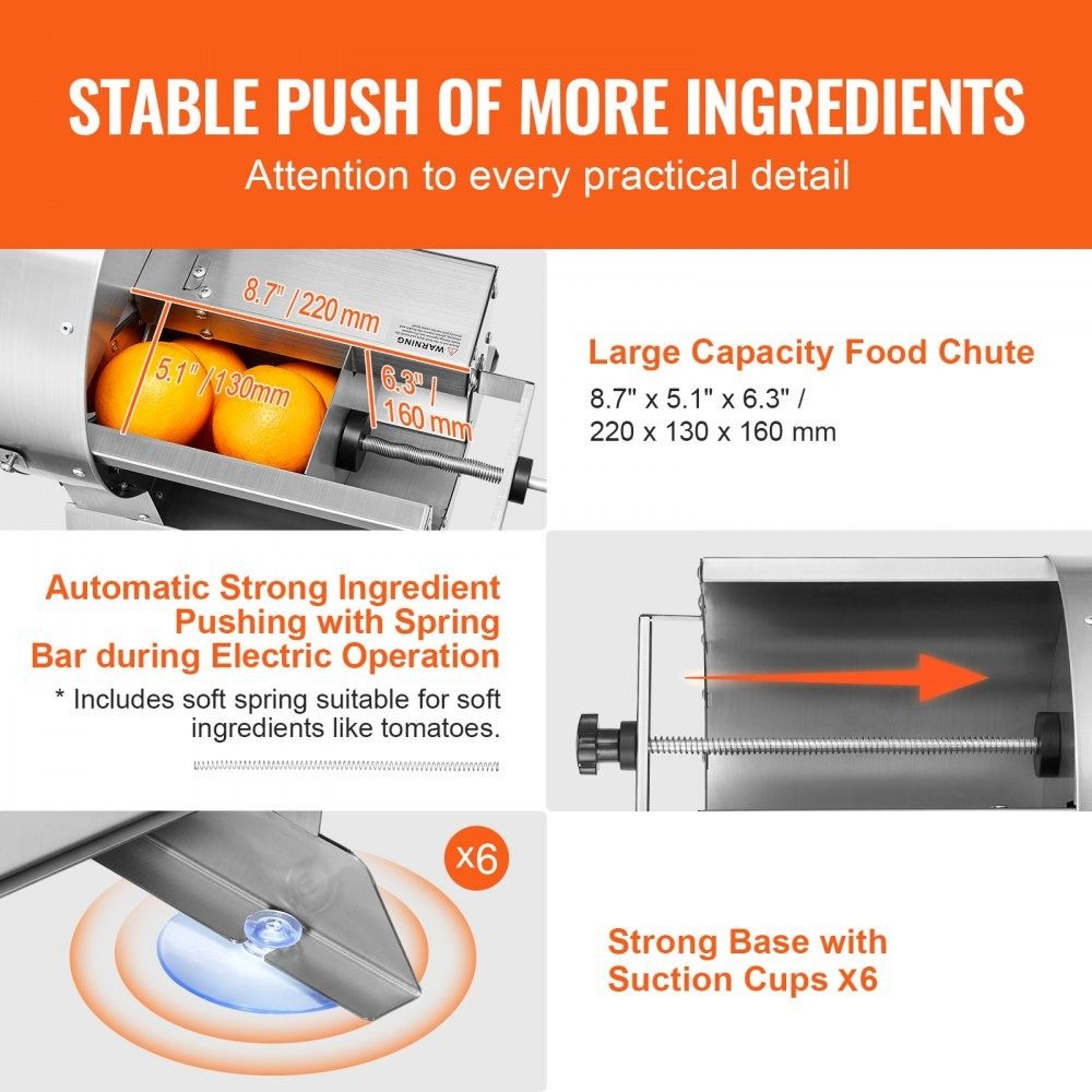 Commercial Electric Vegetable Slicer With Adjustable Thickness And Manual Mode 3
