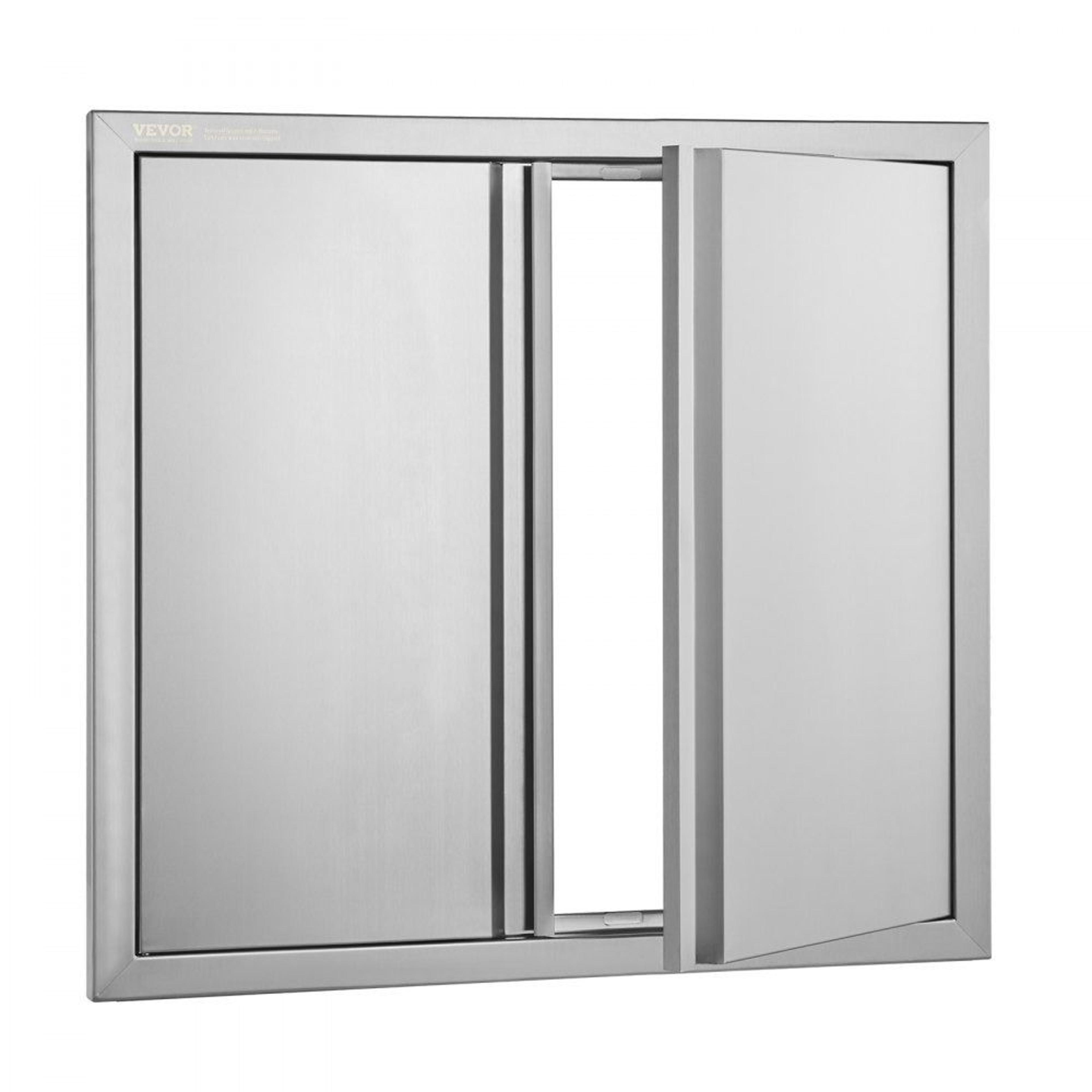 26 x 24 stainless steel bbq access door for outdoor kitchen and grill island