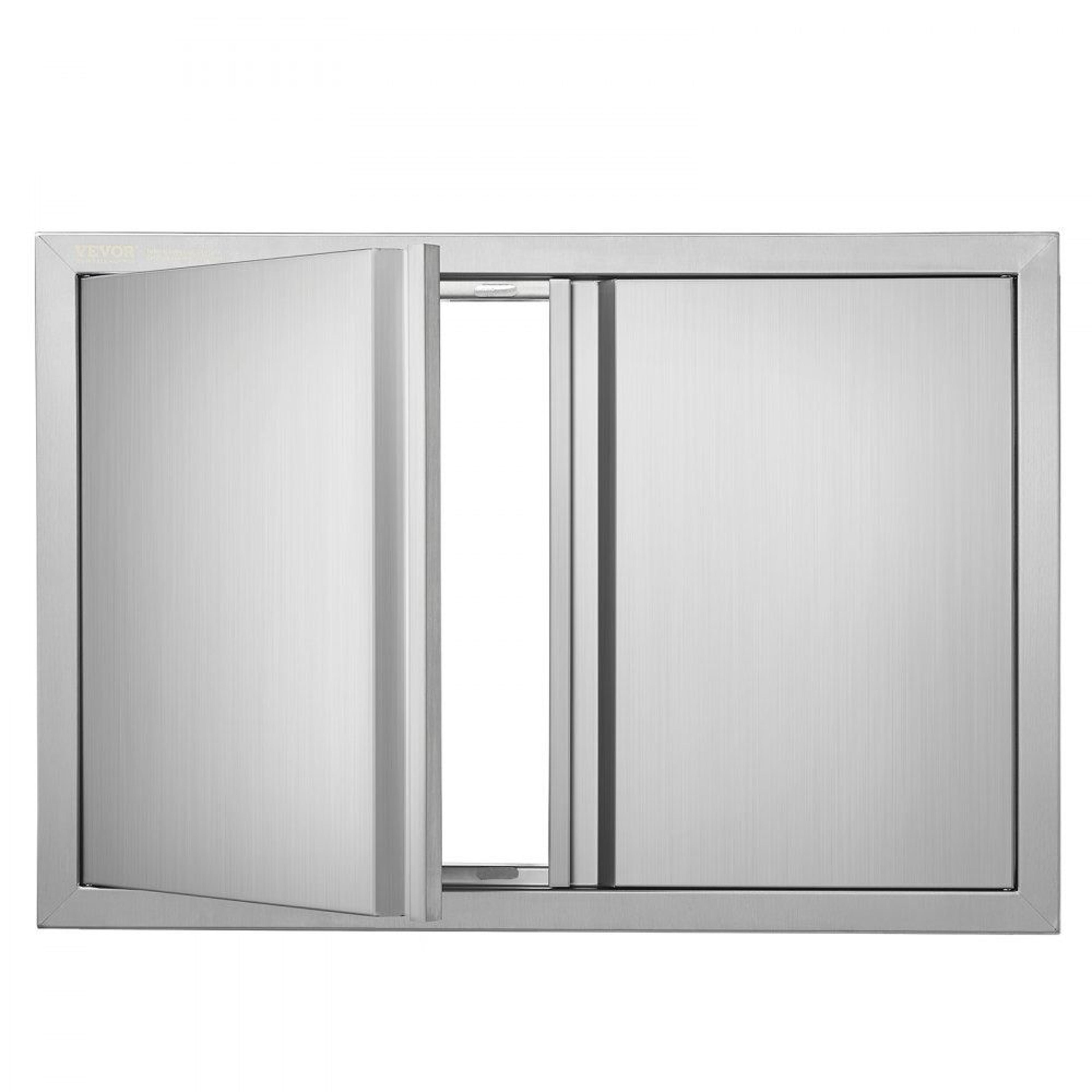 28 inch bbq access door stainless steel double outdoor kitchen door with reversible design