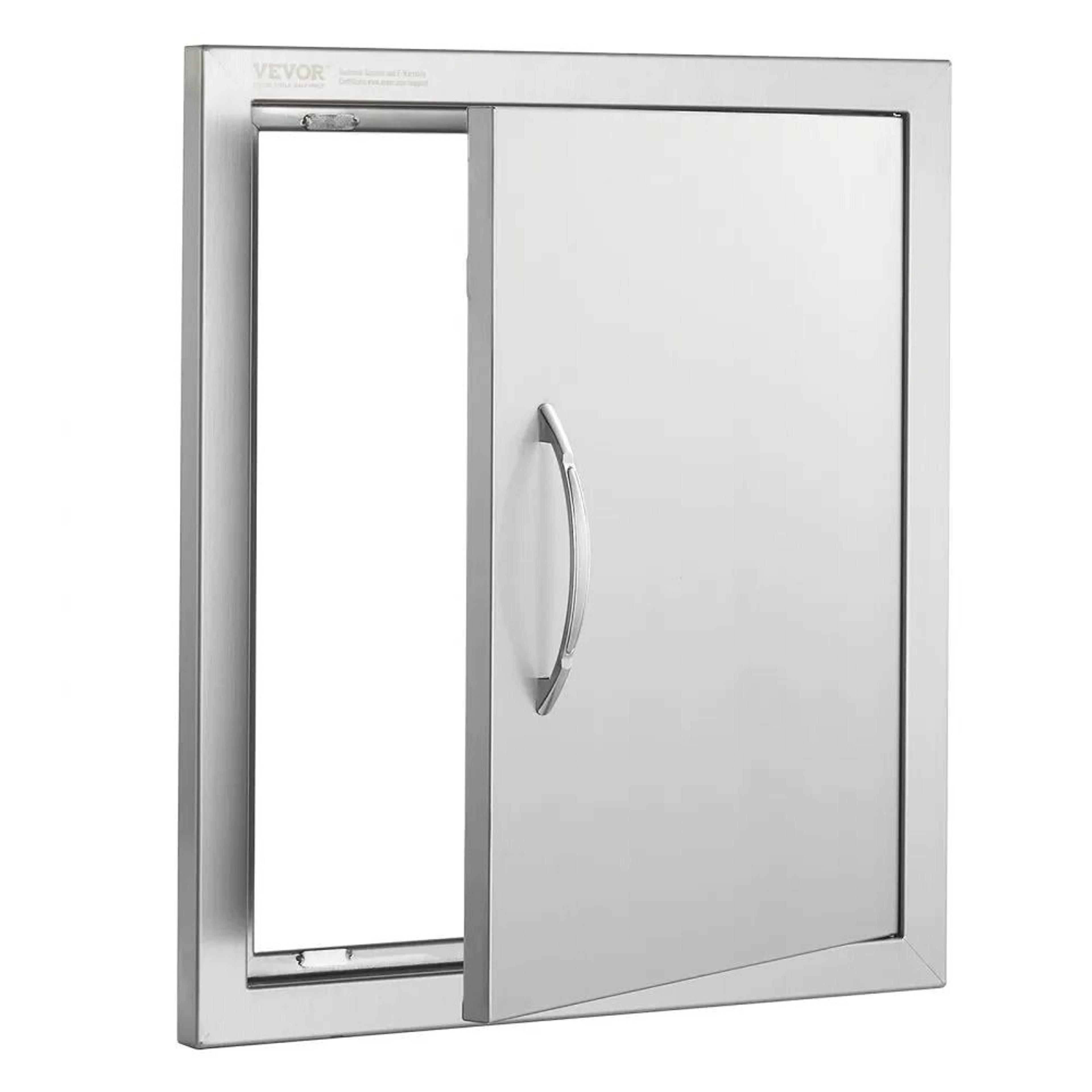 18 x 20 stainless steel bbq access door for outdoor kitchen and grill island