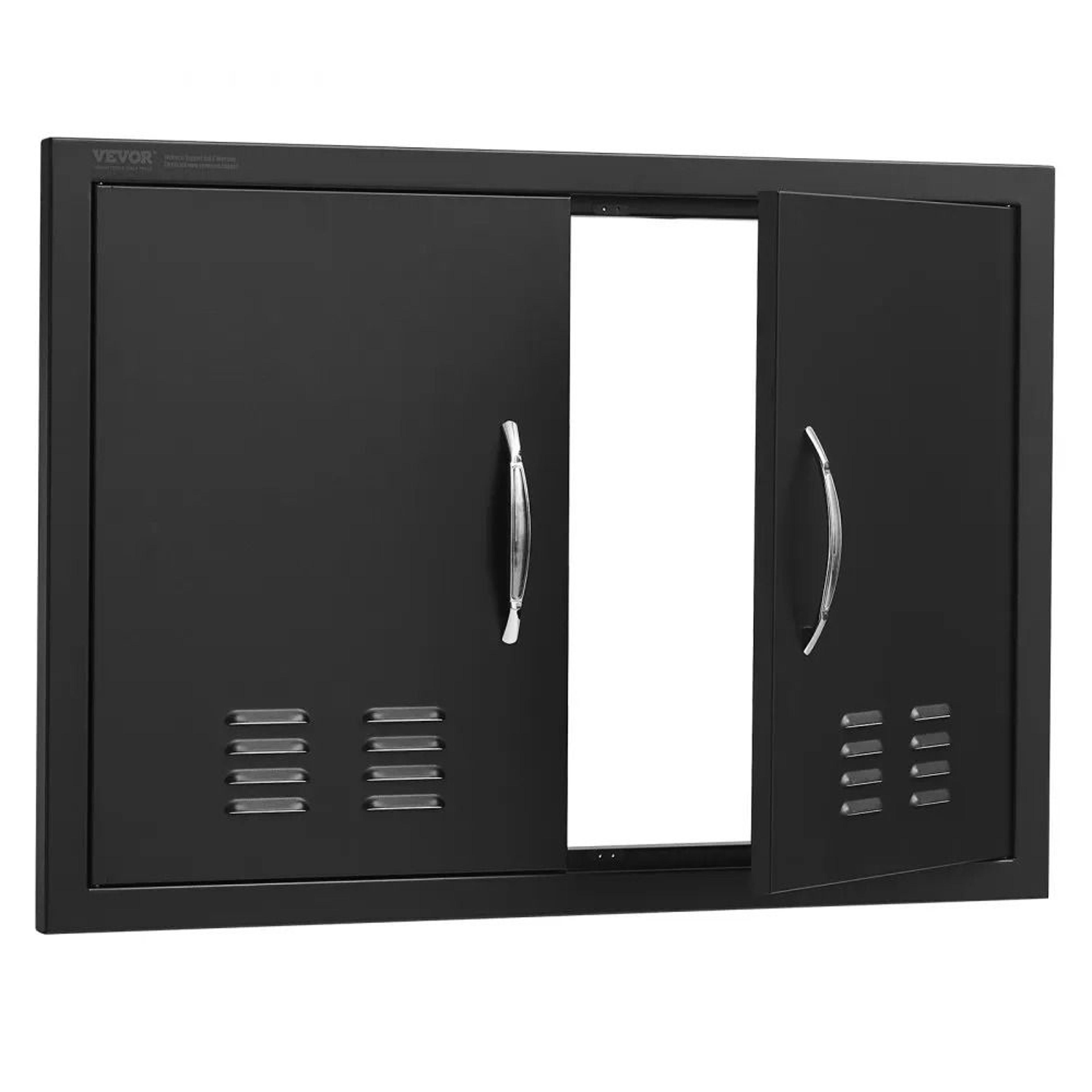 30 inch bbq access door double outdoor kitchen cabinet door with vents