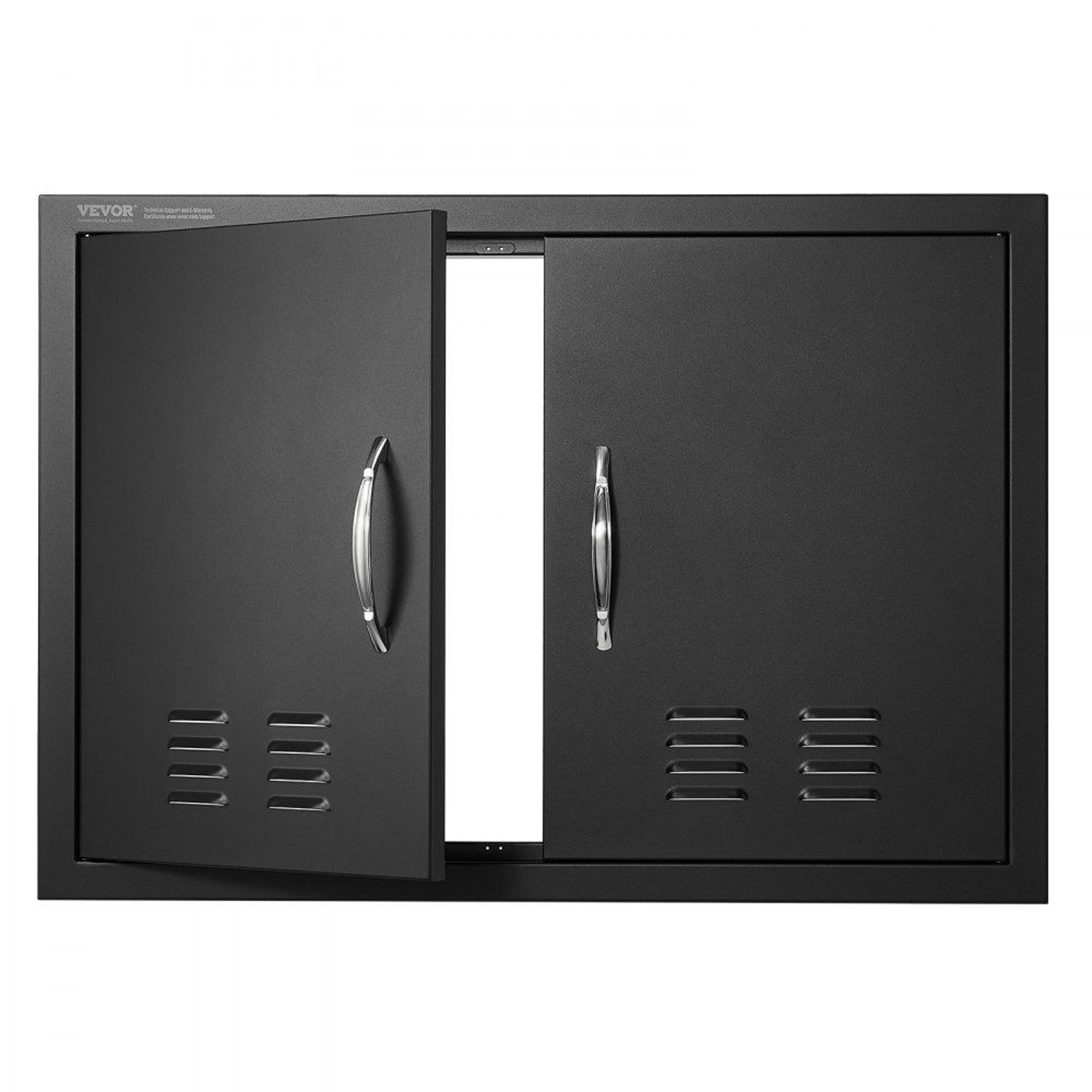 30 Inch BBQ Access Door Double Outdoor Kitchen Cabinet Door With Vents 7
