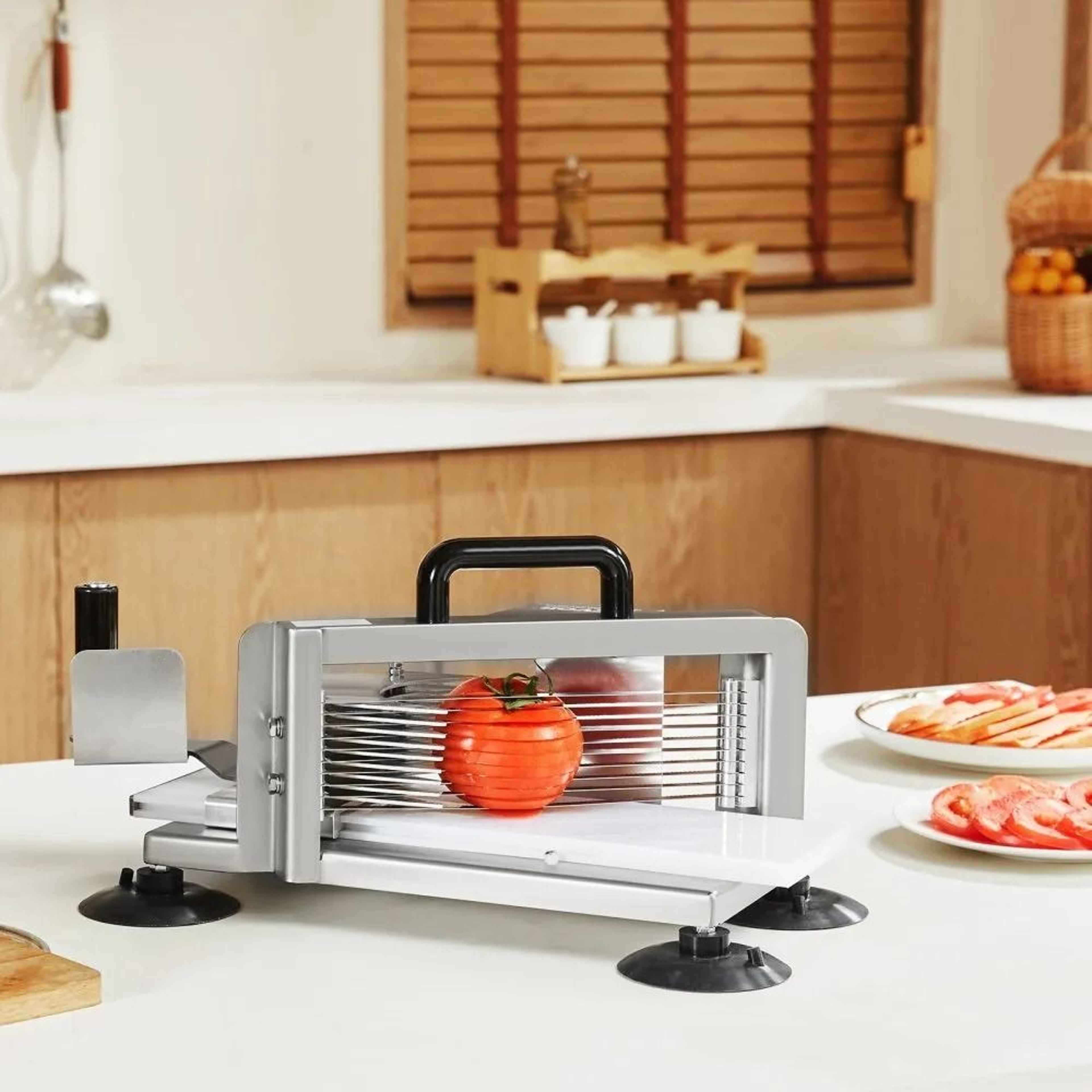 Commercial Tomato Slicer With 14 Inch Stainless Steel Blades And Non Slip Base 6