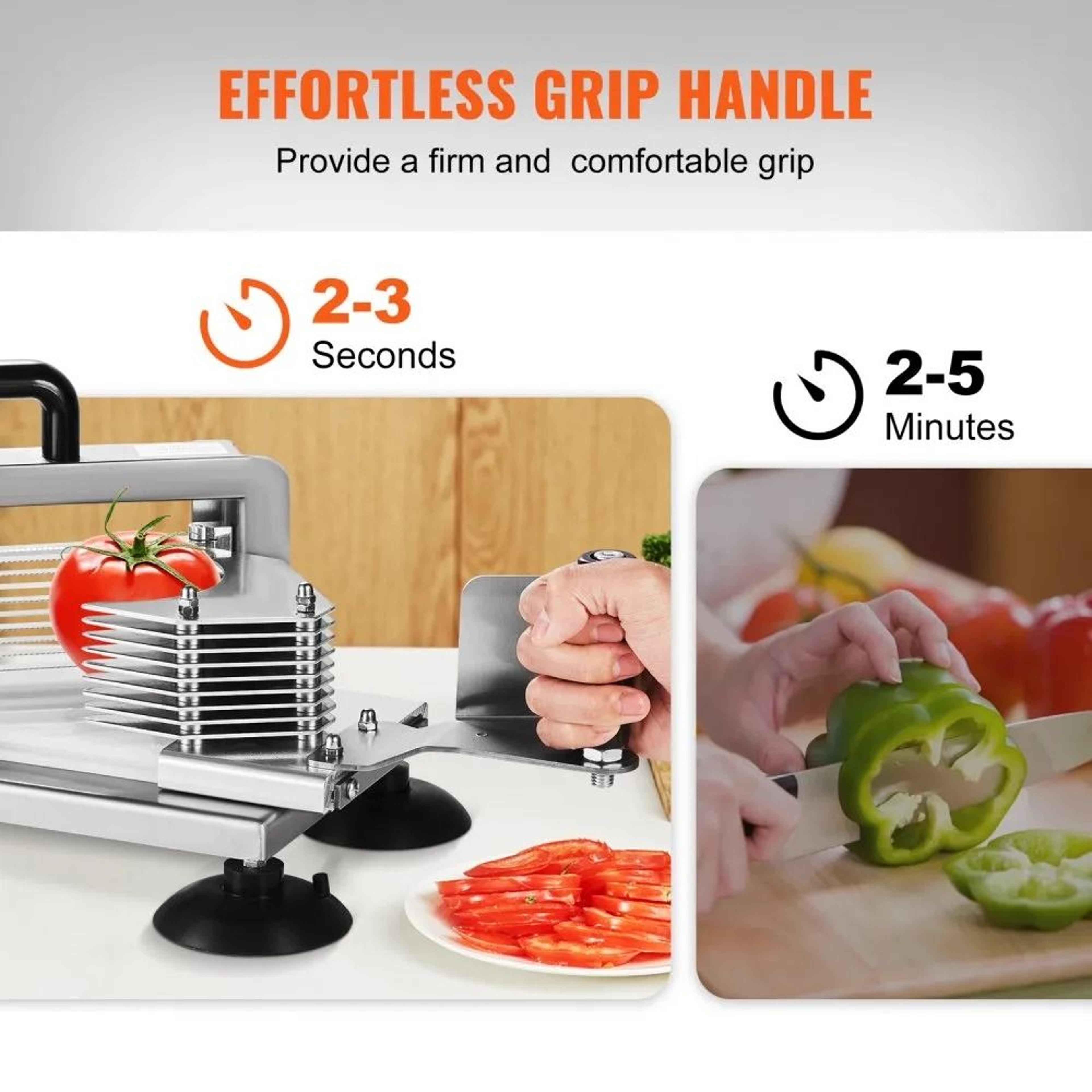 Commercial Tomato Slicer With 14 Inch Stainless Steel Blades And Non Slip Base 5