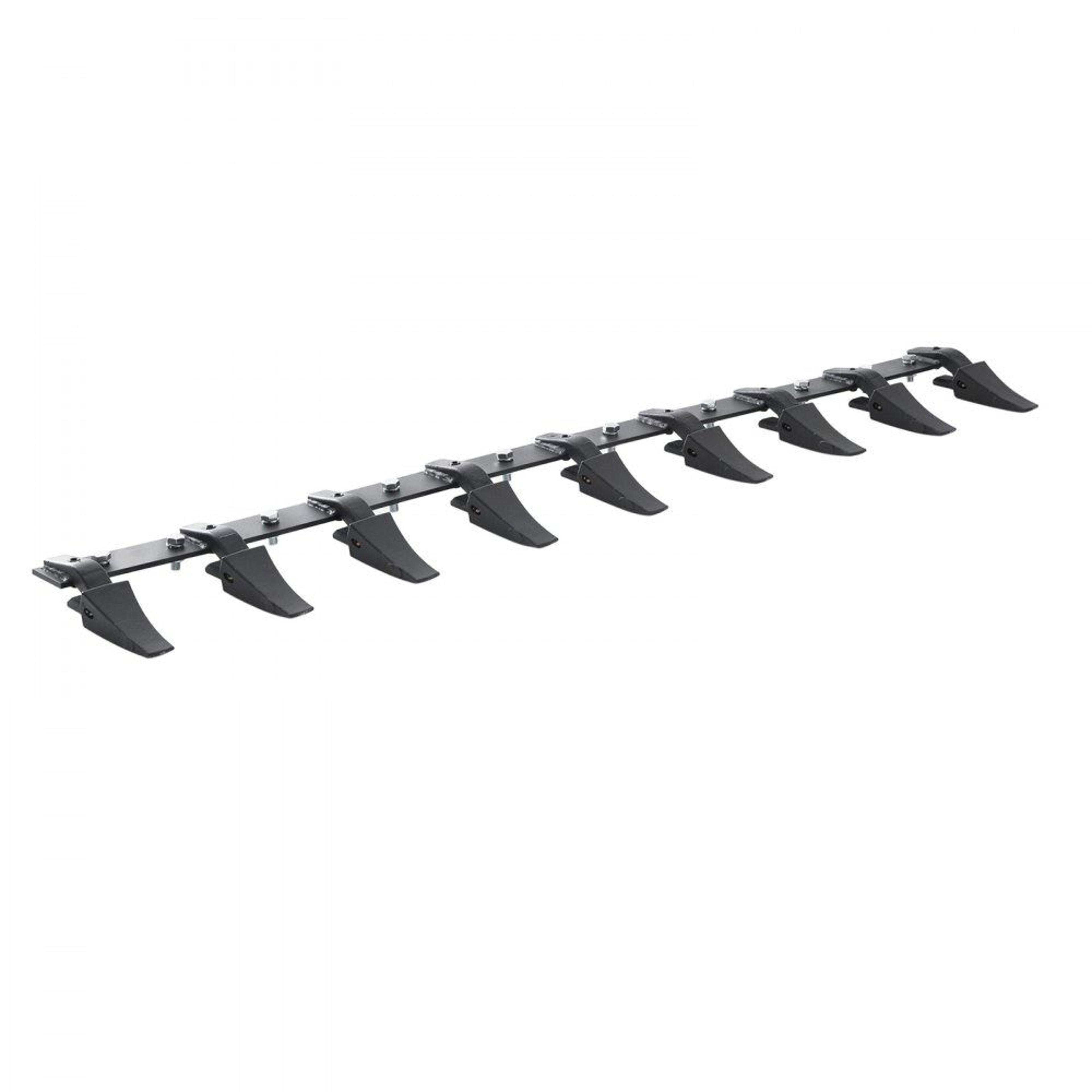 72 inch heavy duty bucket tooth bar with 9 teeth for tractor loader and skid steer