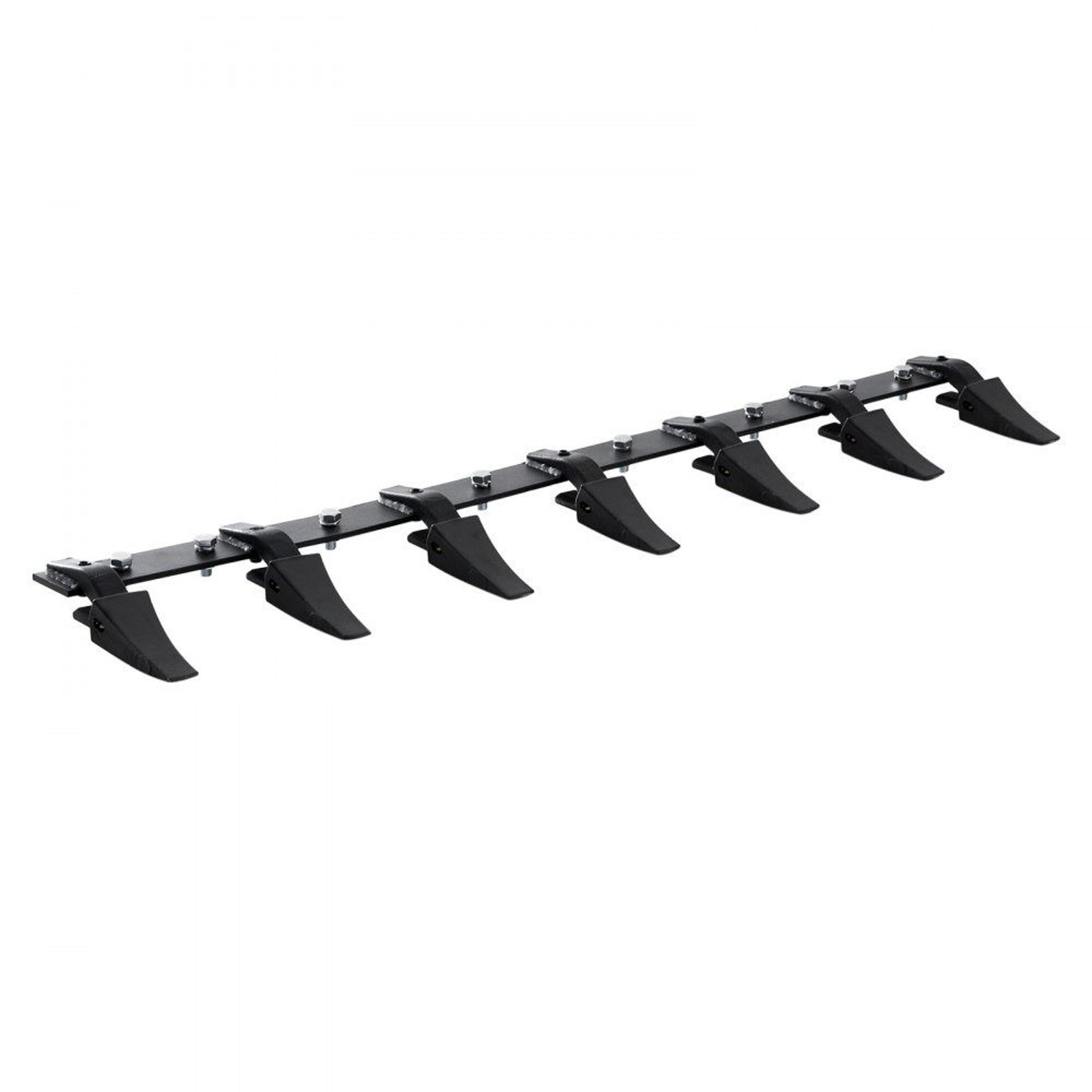 60 inch heavy duty bucket tooth bar with 7 teeth for tractor loader and skid steer