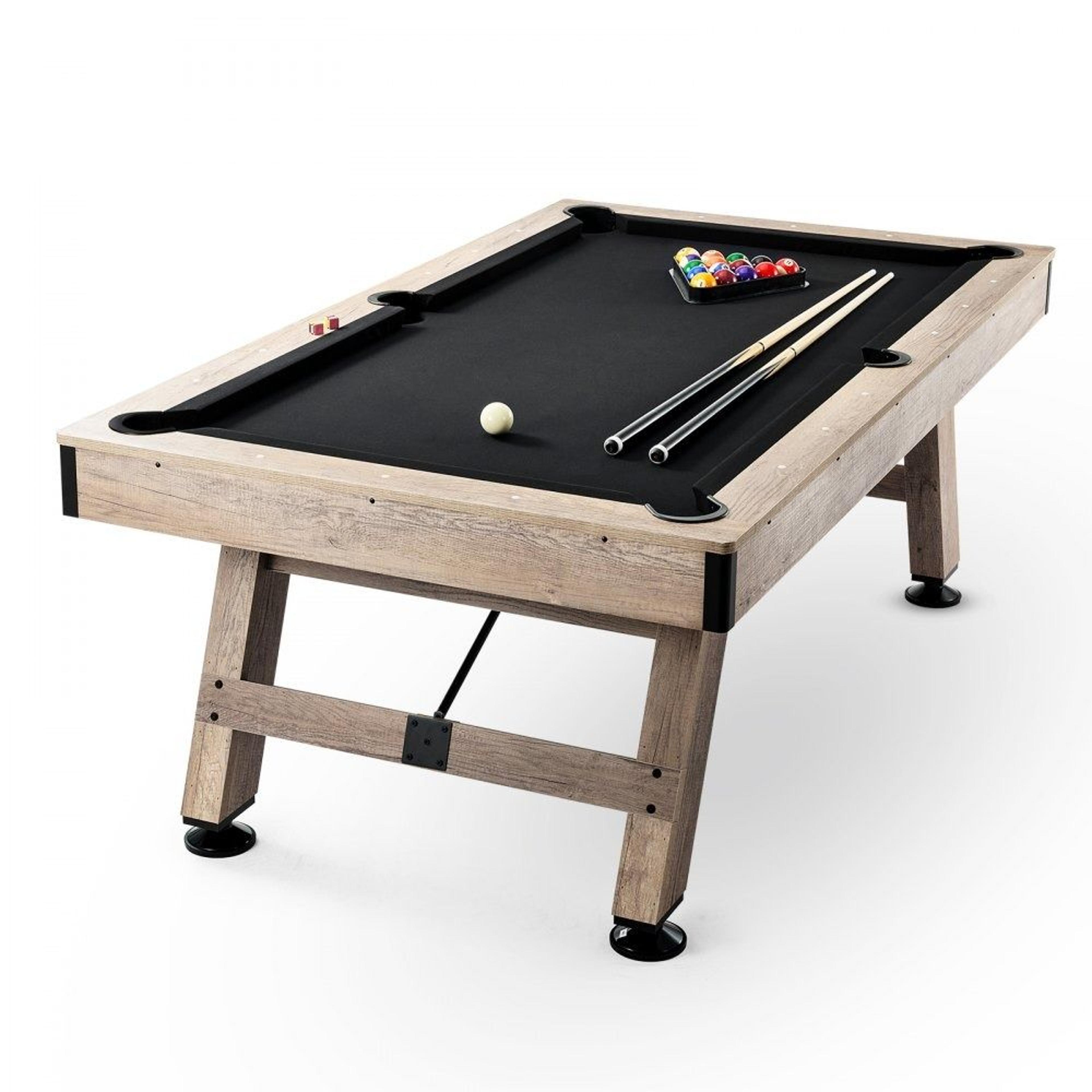 7 ft pool table with adjustable legs complete billiards table set for game rooms