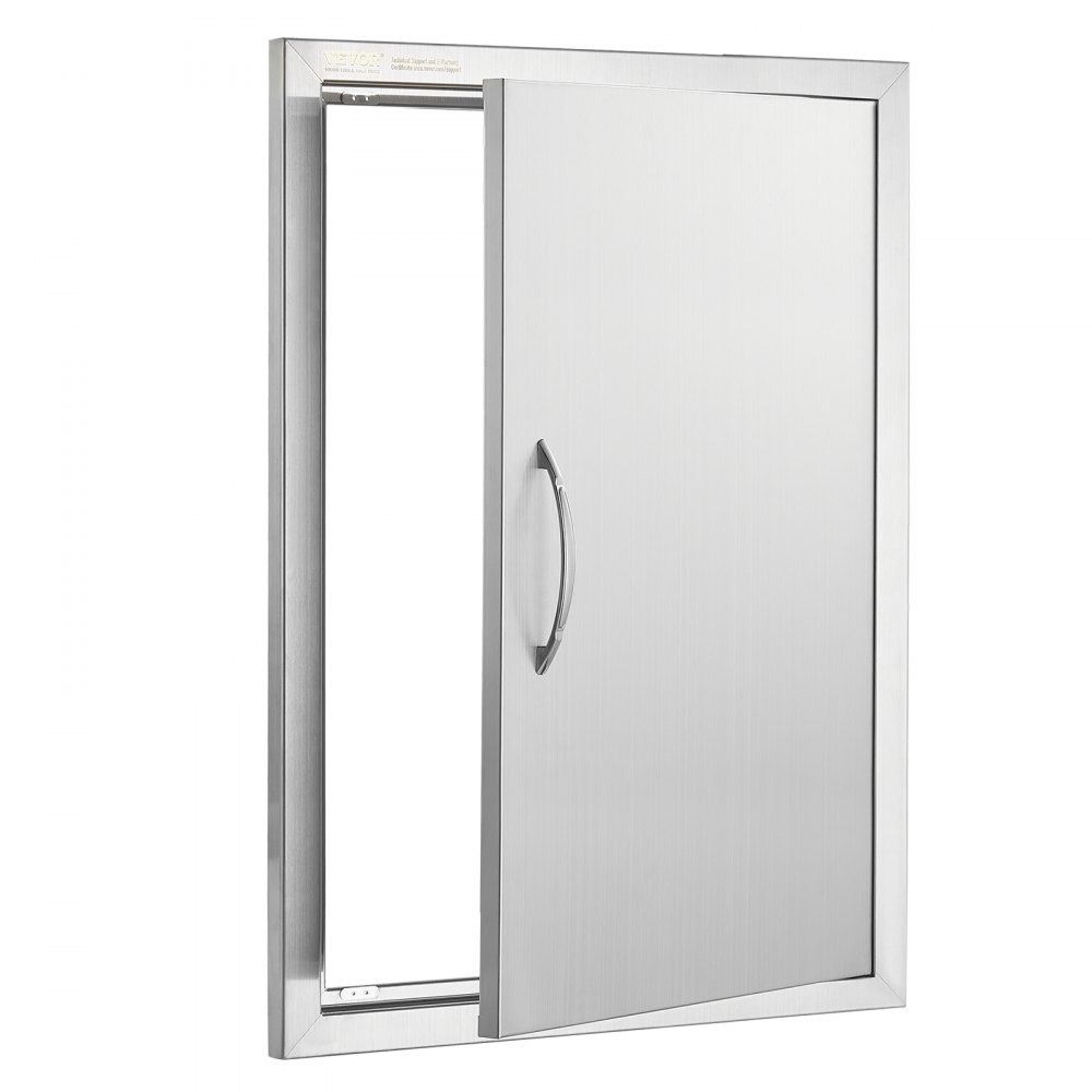 20 x 27 stainless steel bbq access door for outdoor kitchen and grill island