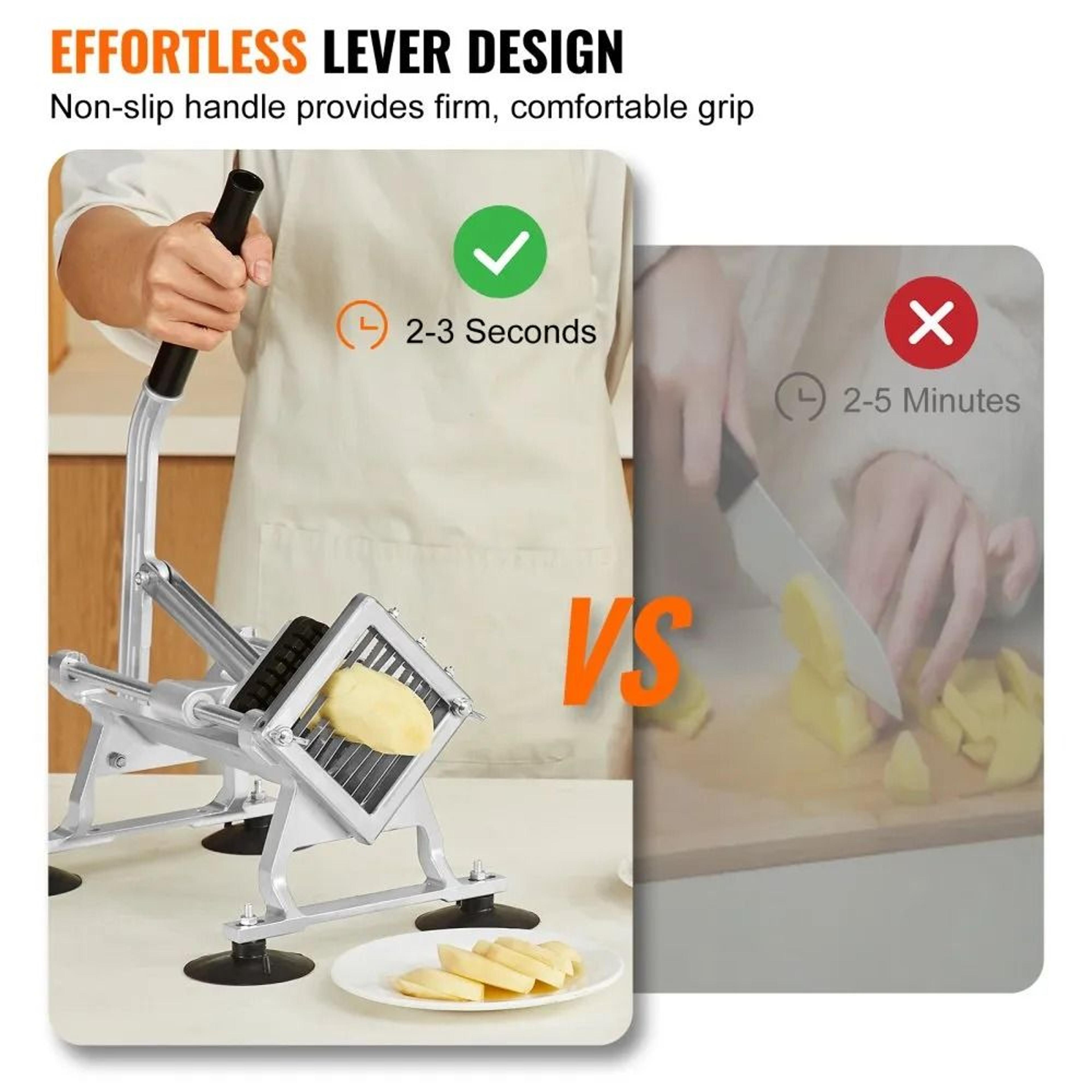 Commercial Vegetable Slicer 38 Inch Manual Fruit Slicer With Stainless Steel Blades 5