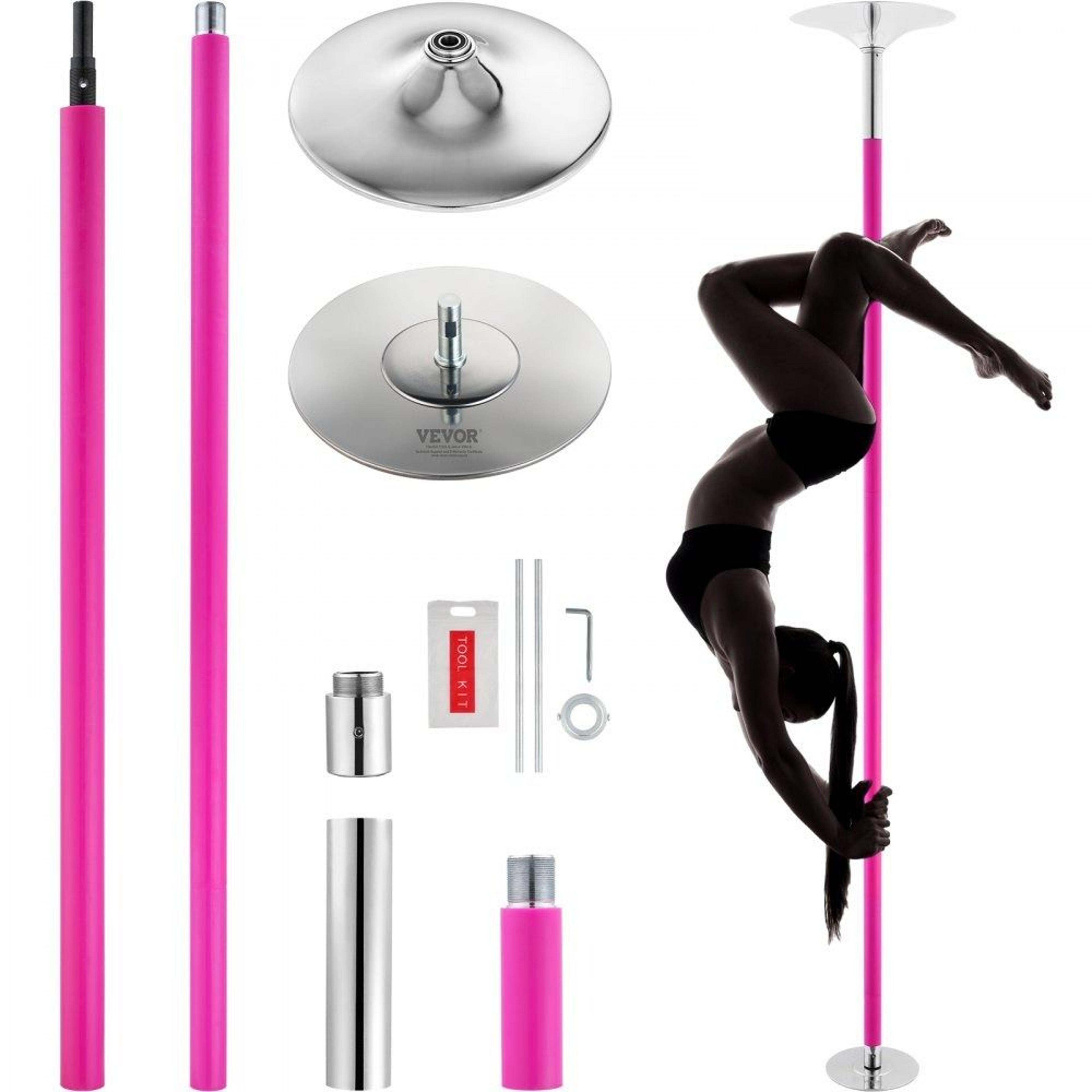 adjustable spinning dance pole portable static fitness pole for home gym