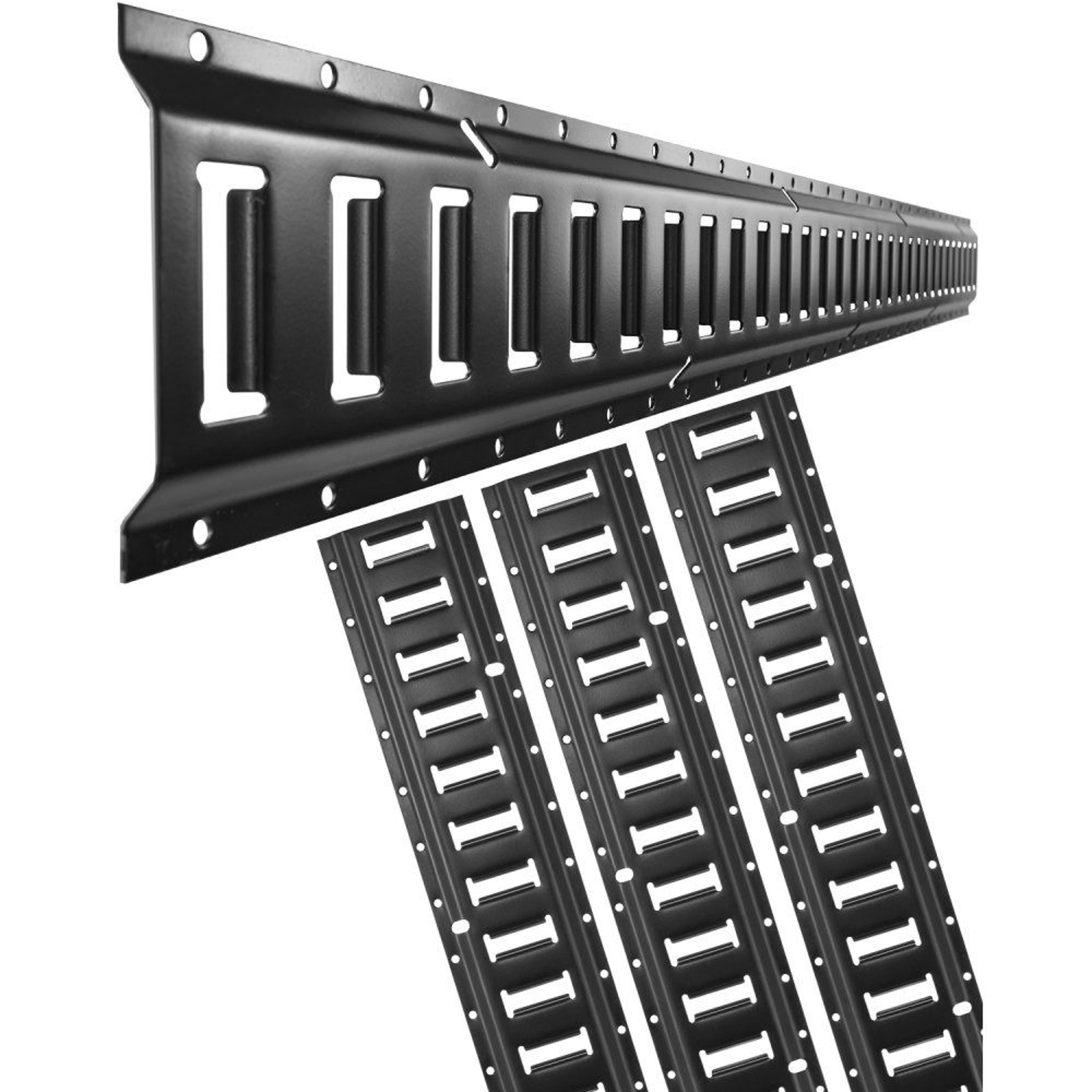 heavy duty e track tie down rail kit for trailers vans garages and cargo securement