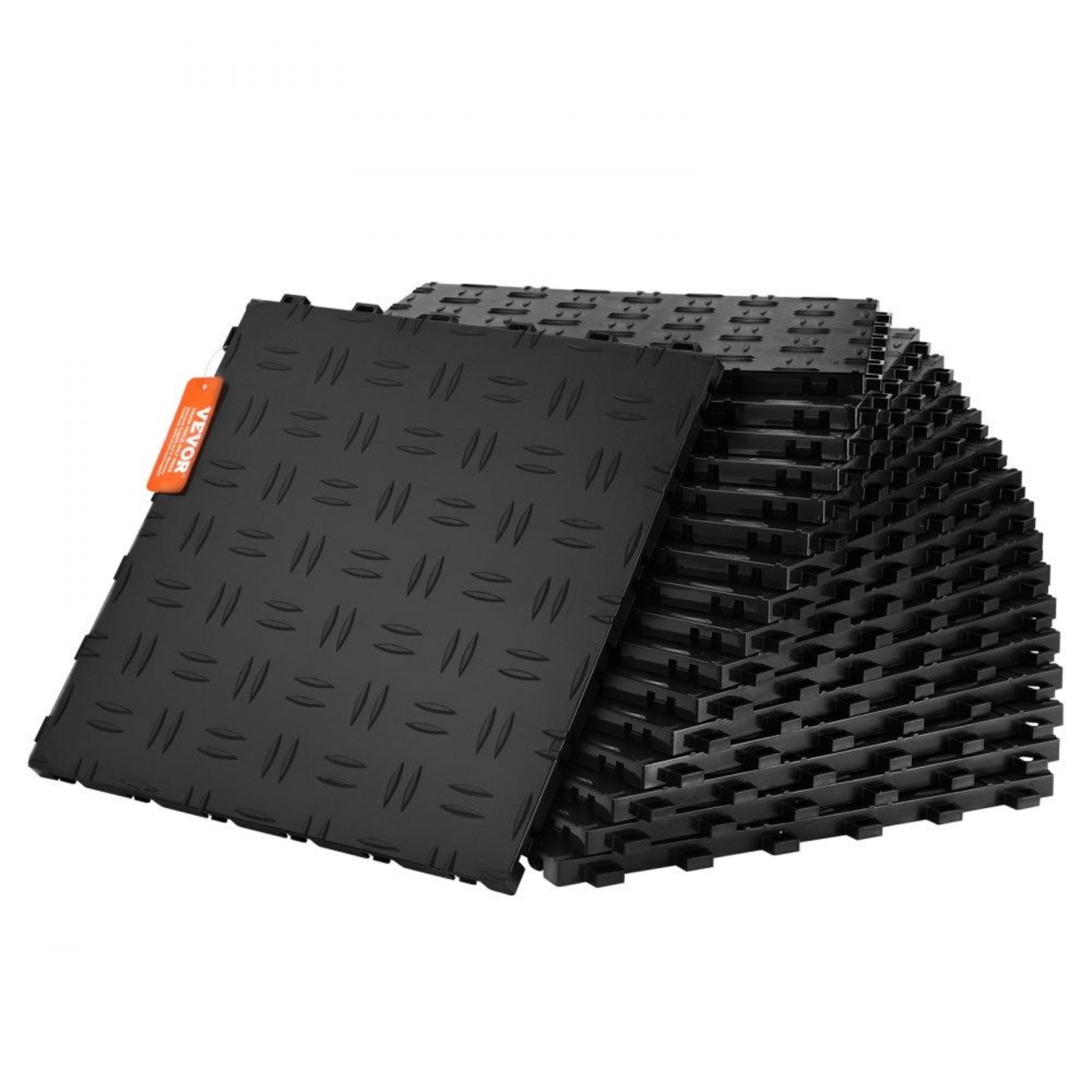 heavy duty interlocking garage floor tiles non slip modular flooring 25 pack