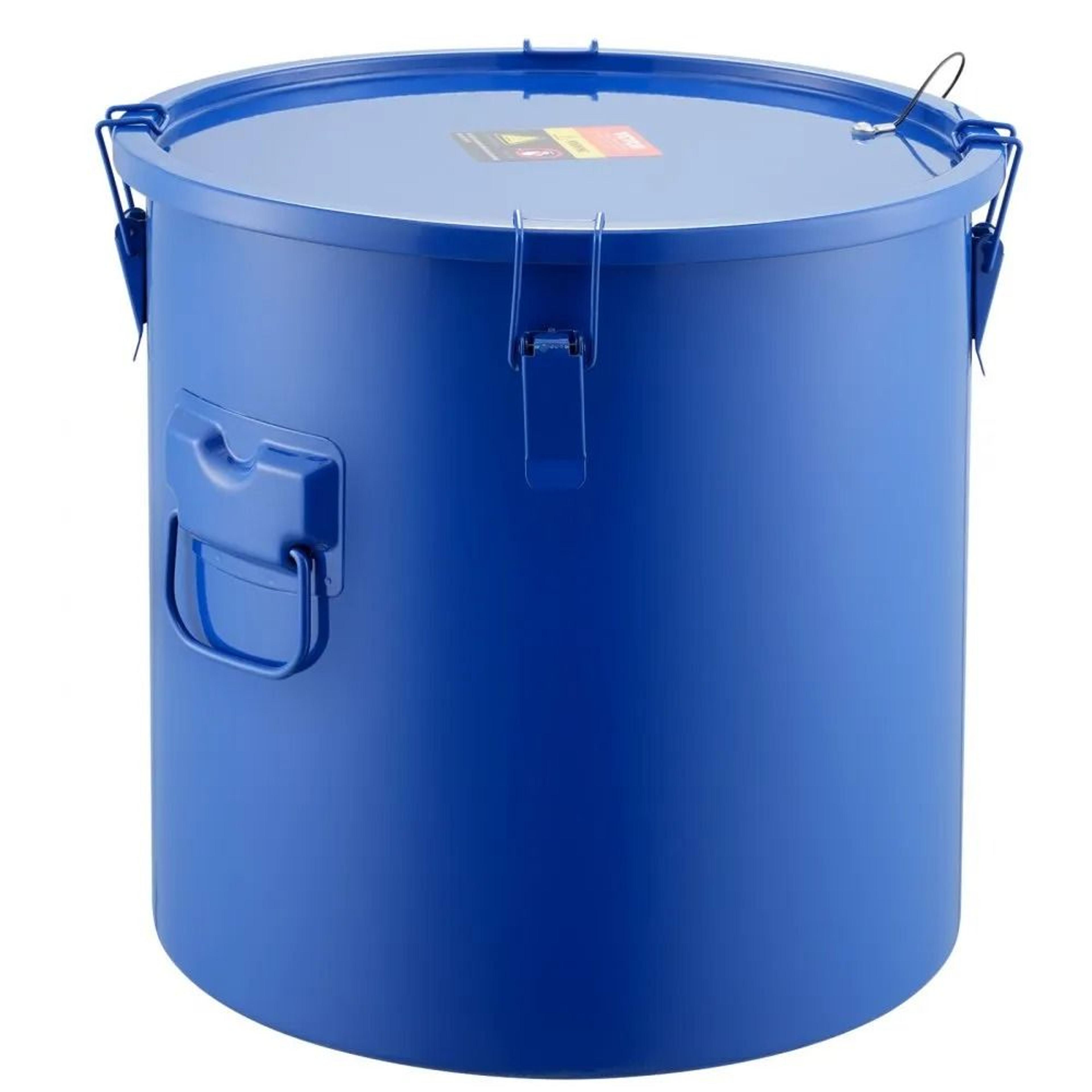 8 gallon fryer grease bucket oil disposal caddy with filter bag and locking lid