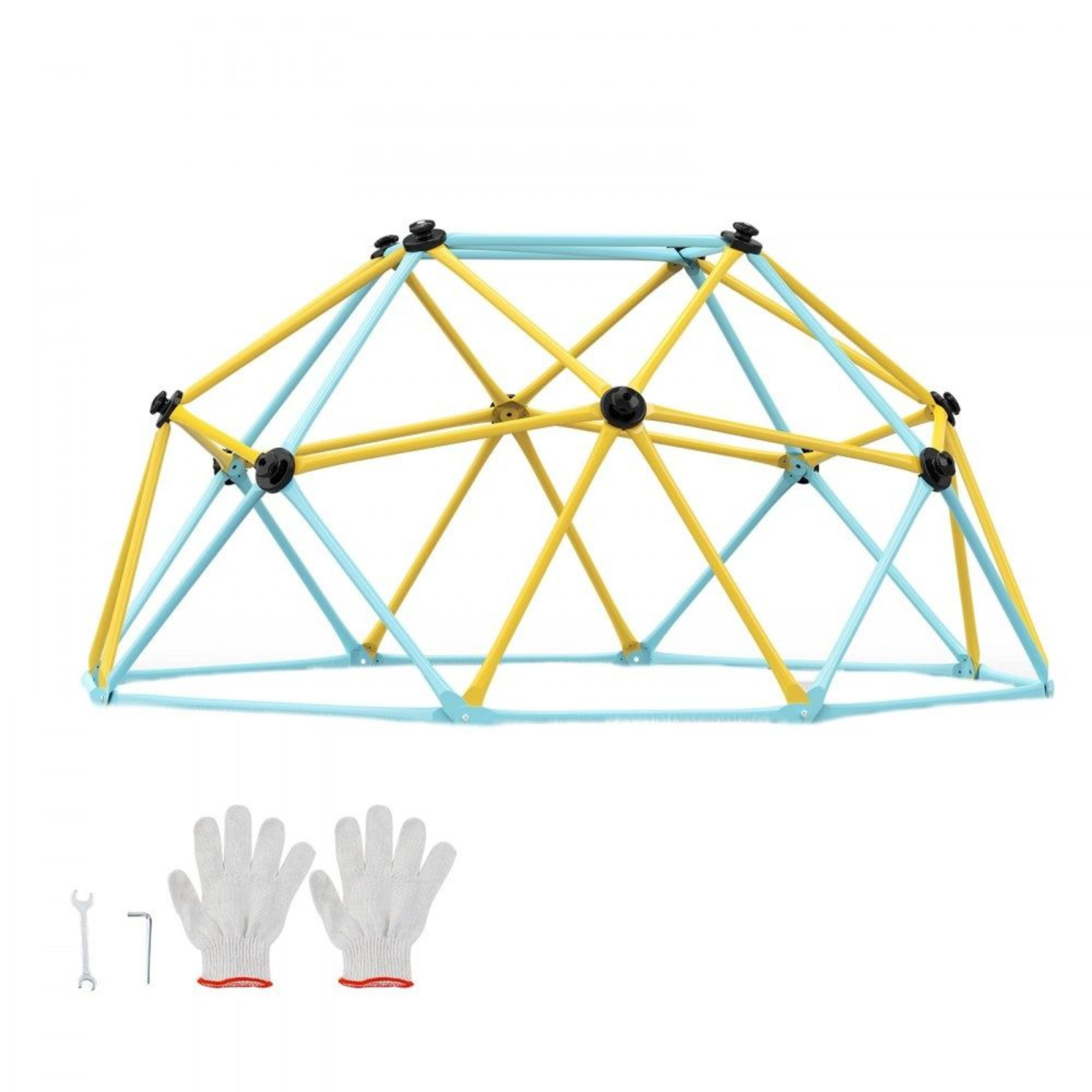 6ft geometric climbing dome kids jungle gym indoor outdoor play center
