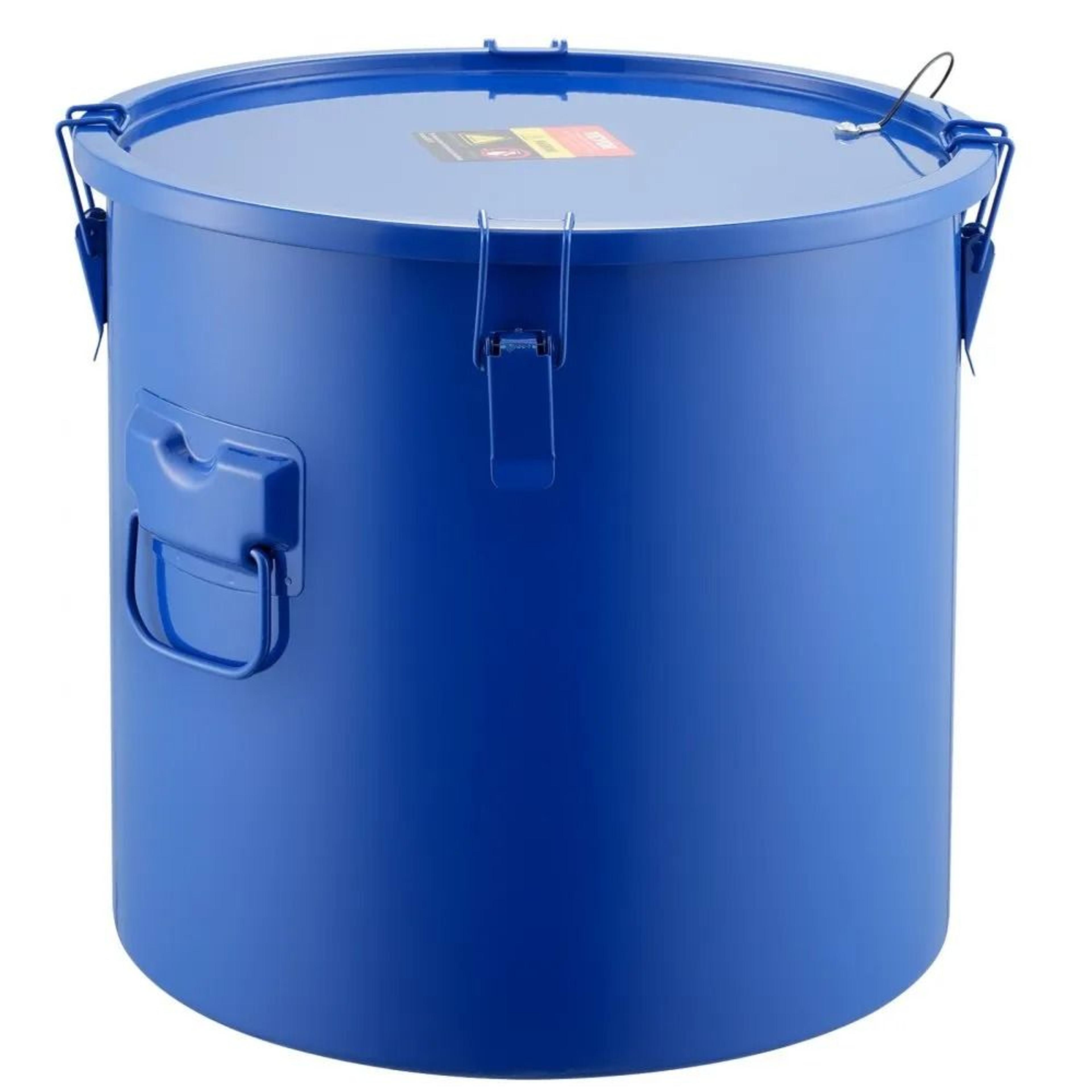 10 gallon fryer grease bucket oil disposal caddy with locking lid and filter bag