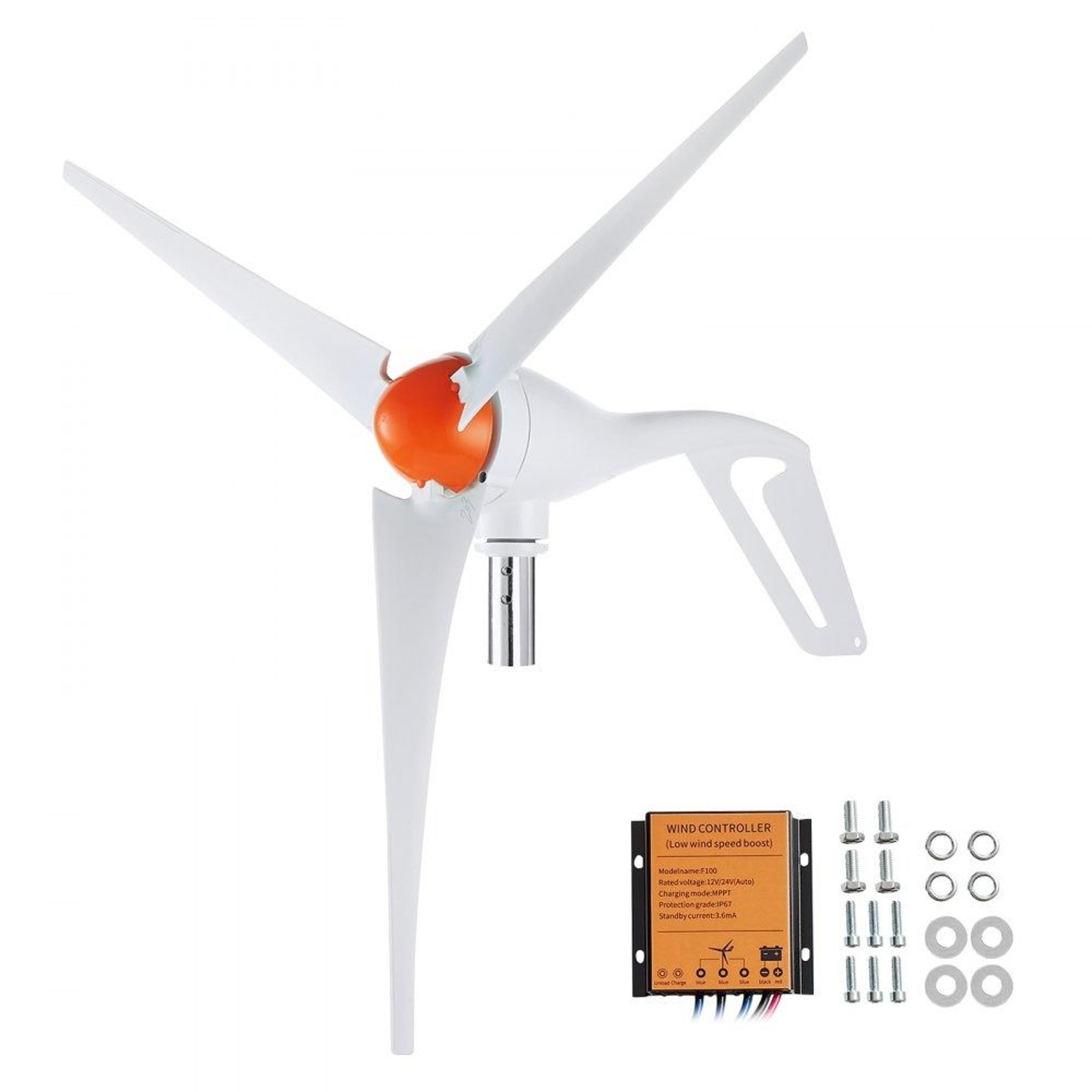 500w wind turbine generator 12v wind turbine kit with mppt controller for home rv boat and farm