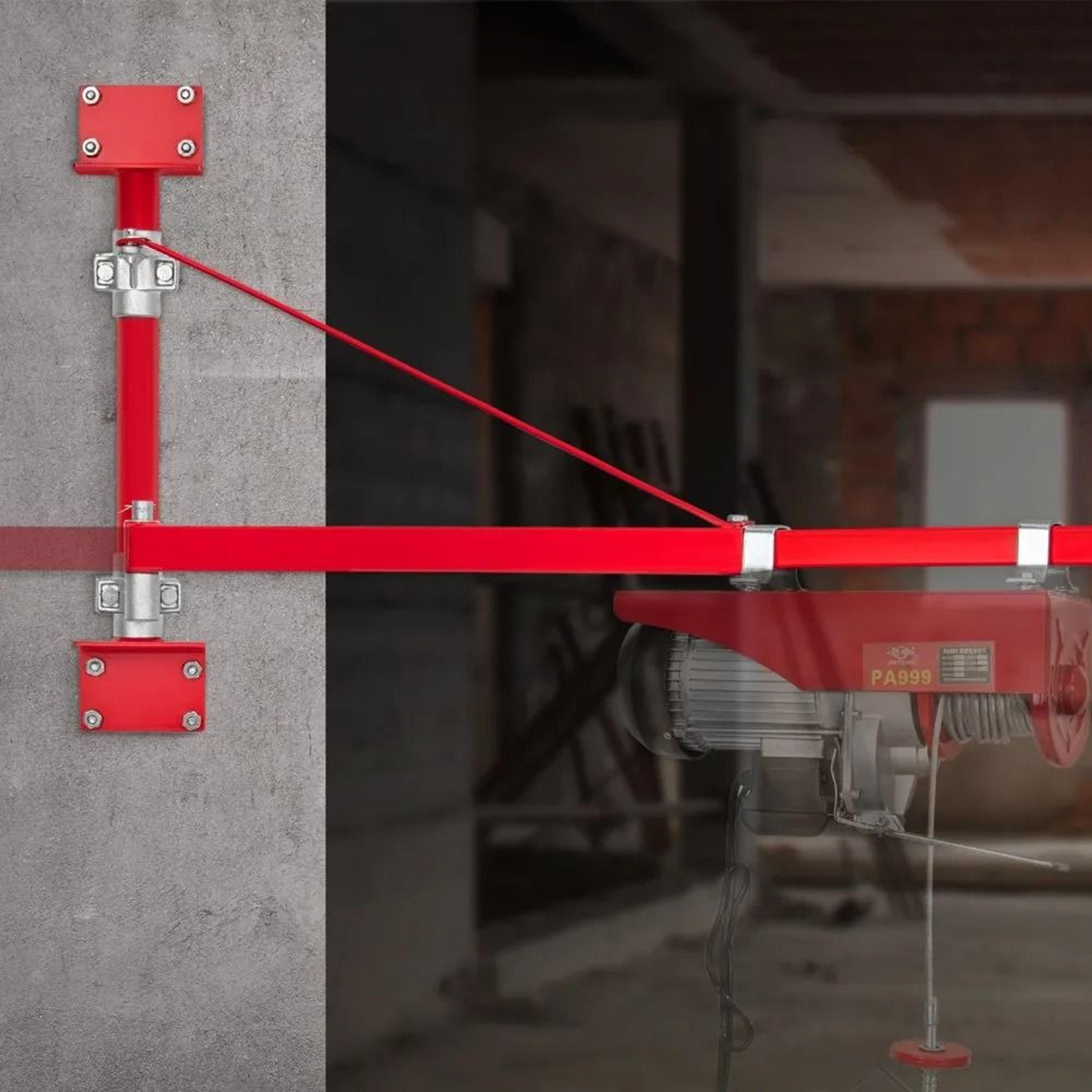 Heavy Duty Electric Hoist Support Arm With 180 Degree Swivel Steel Lifting Frame 6