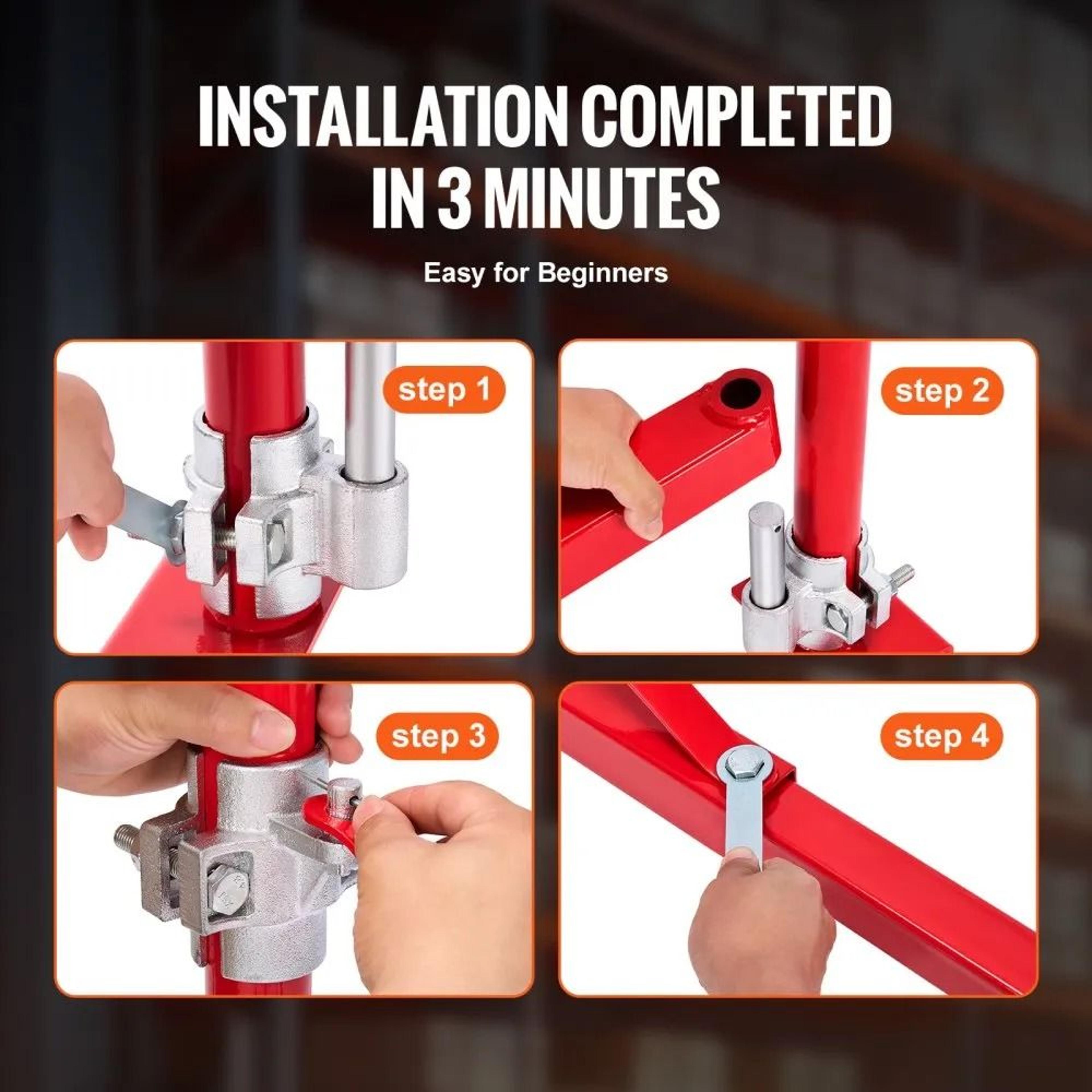Heavy Duty Electric Hoist Support Arm With 180 Degree Swivel Steel Lifting Frame 3