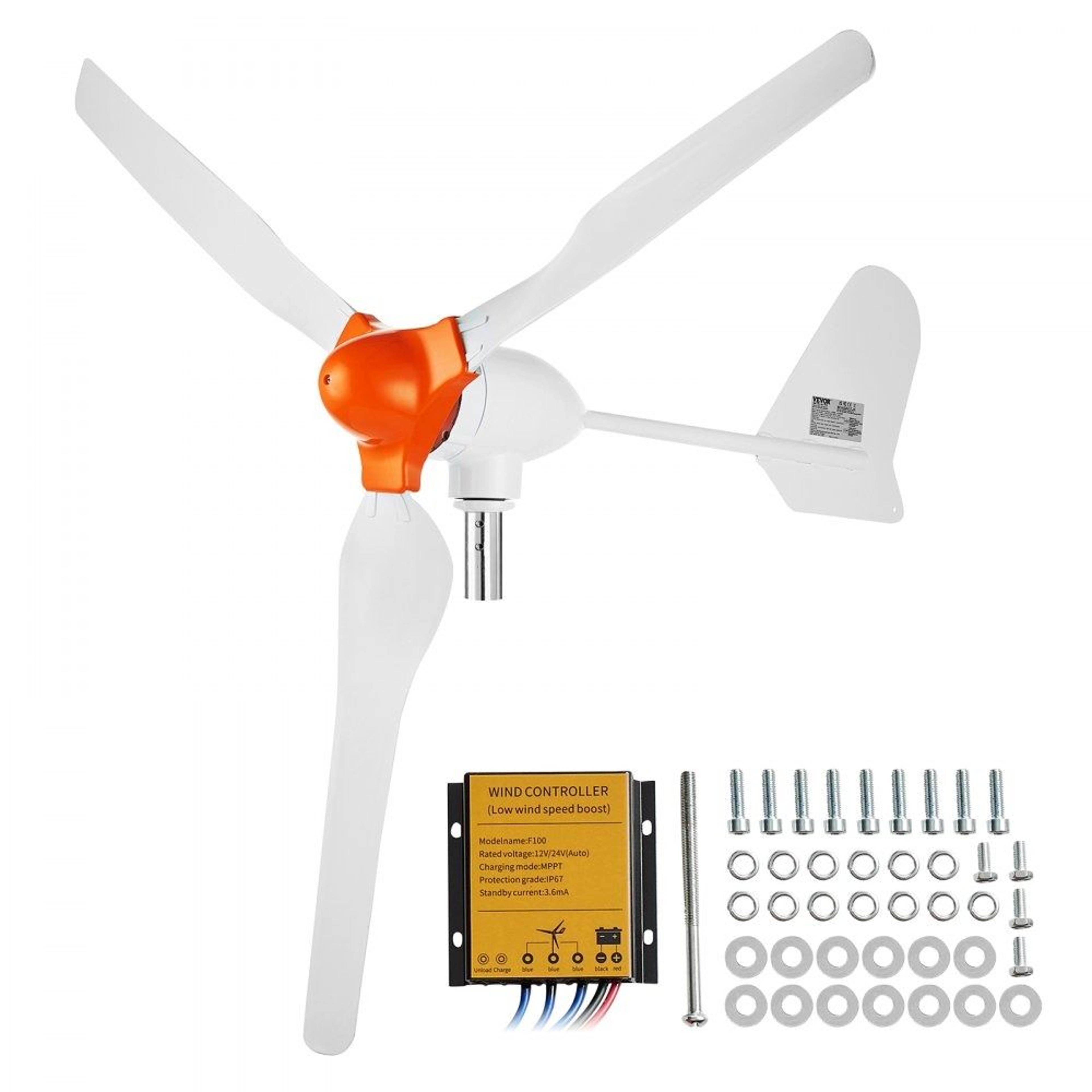 800w wind turbine generator 12v wind power kit with mppt controller