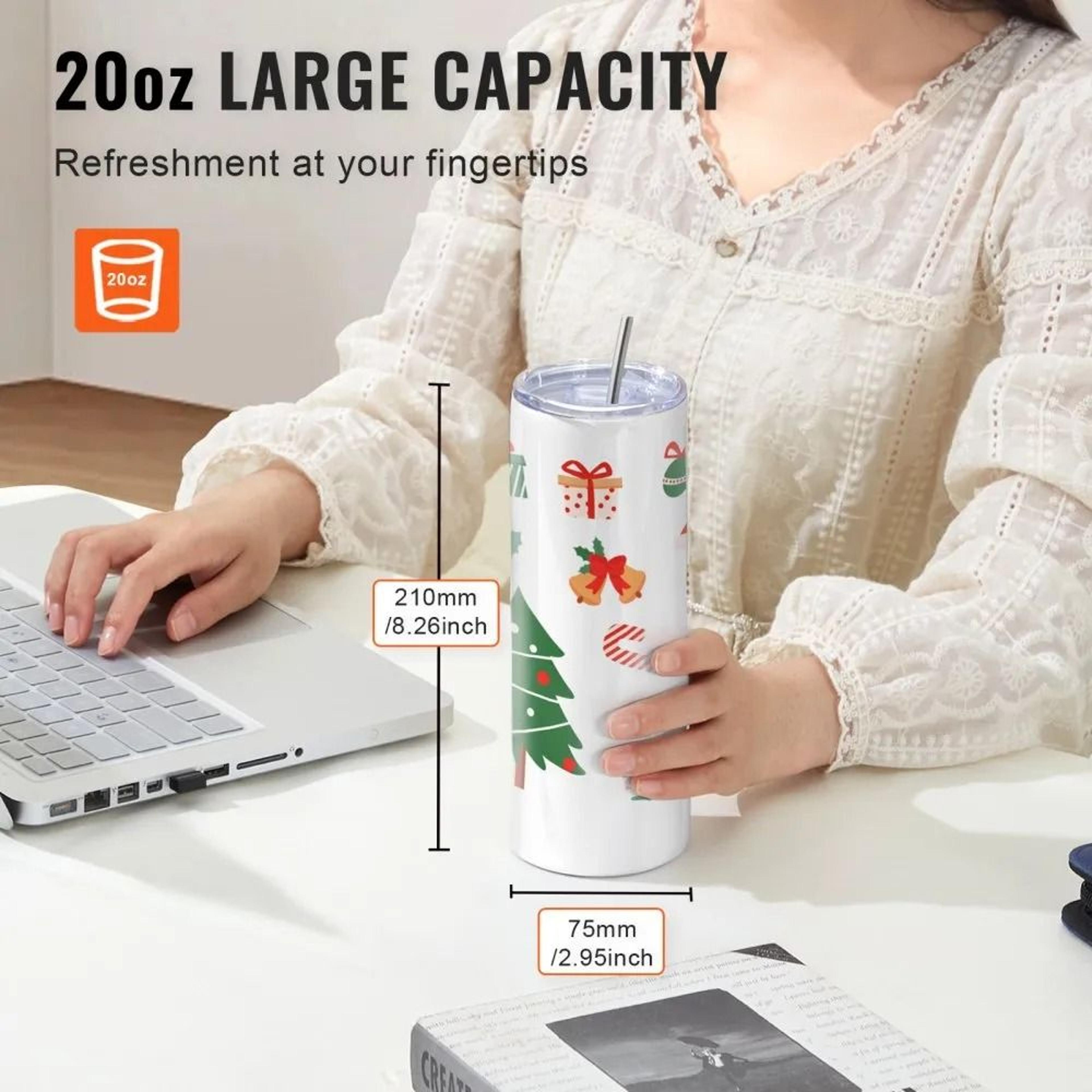 20oz Sublimation Tumblers 24 Pack Stainless Steel Blank Tumblers For Heat Transfer 1