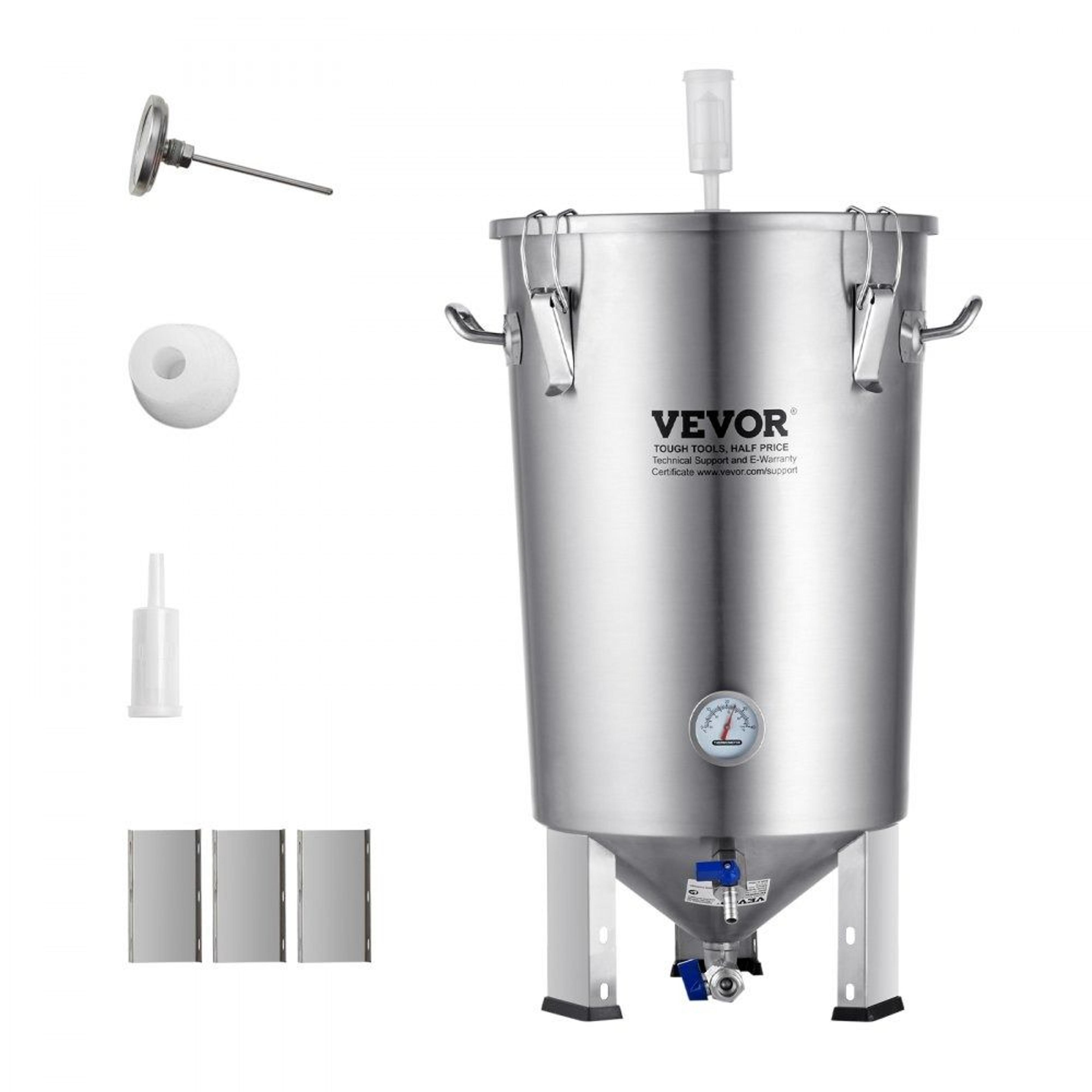 8 gallon stainless steel conical fermenter home brewing fermentation tank