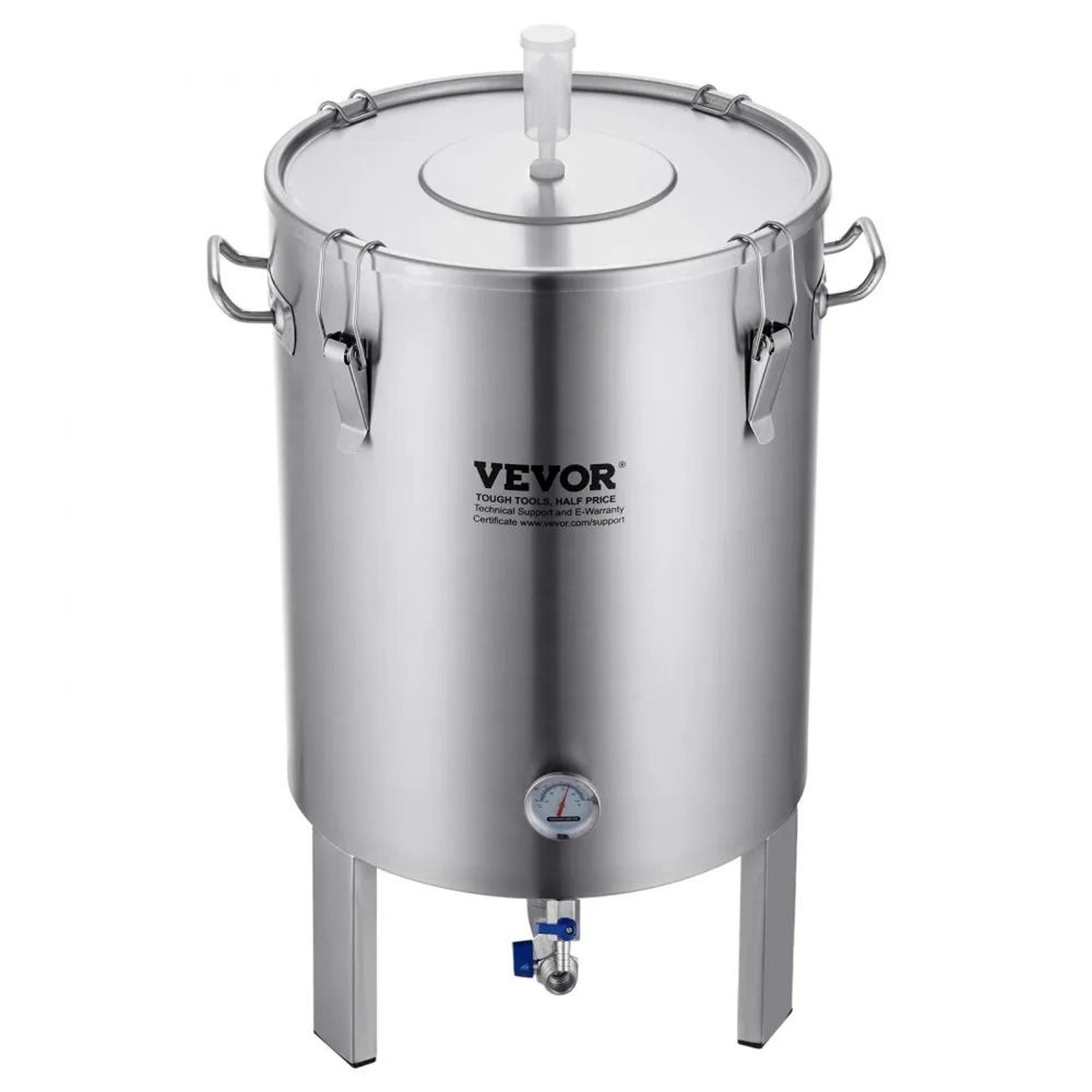 16 gallon stainless steel conical beer fermenter for home brewing