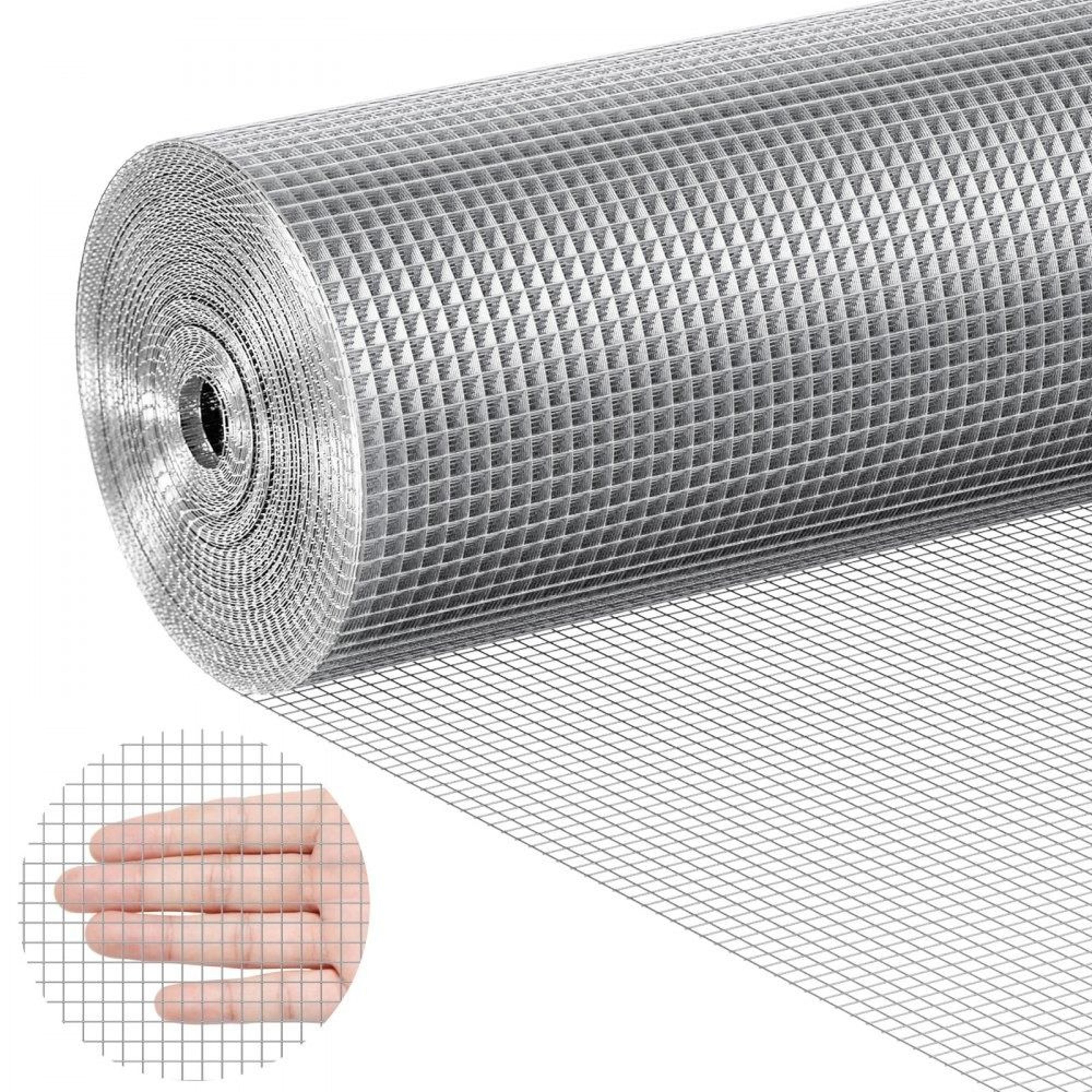 galvanized hardware cloth 1/4 inch wire mesh 36 inch x 50 ft garden fencing