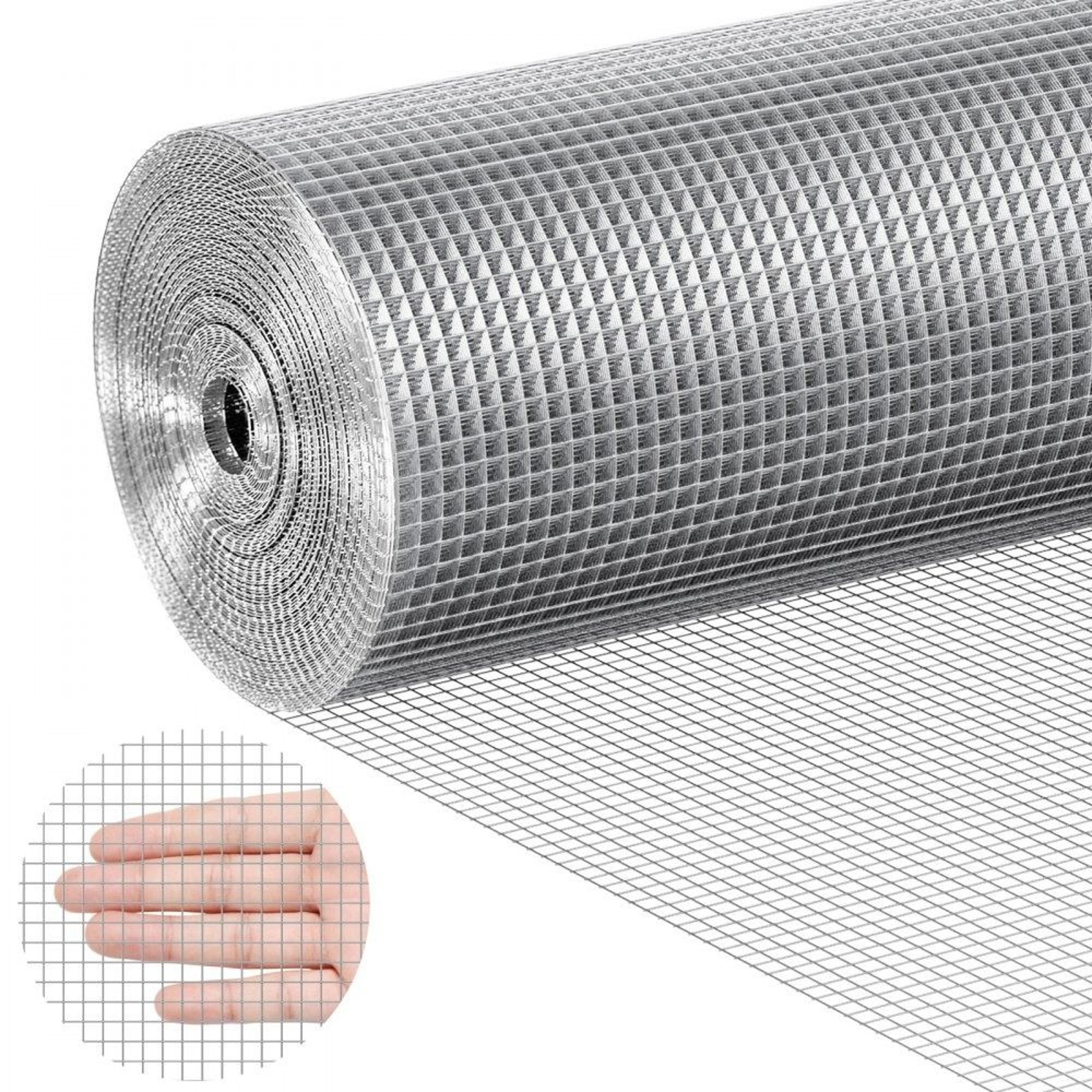 galvanized hardware cloth 1/4 inch wire mesh 36 inch x 100 ft garden fencing