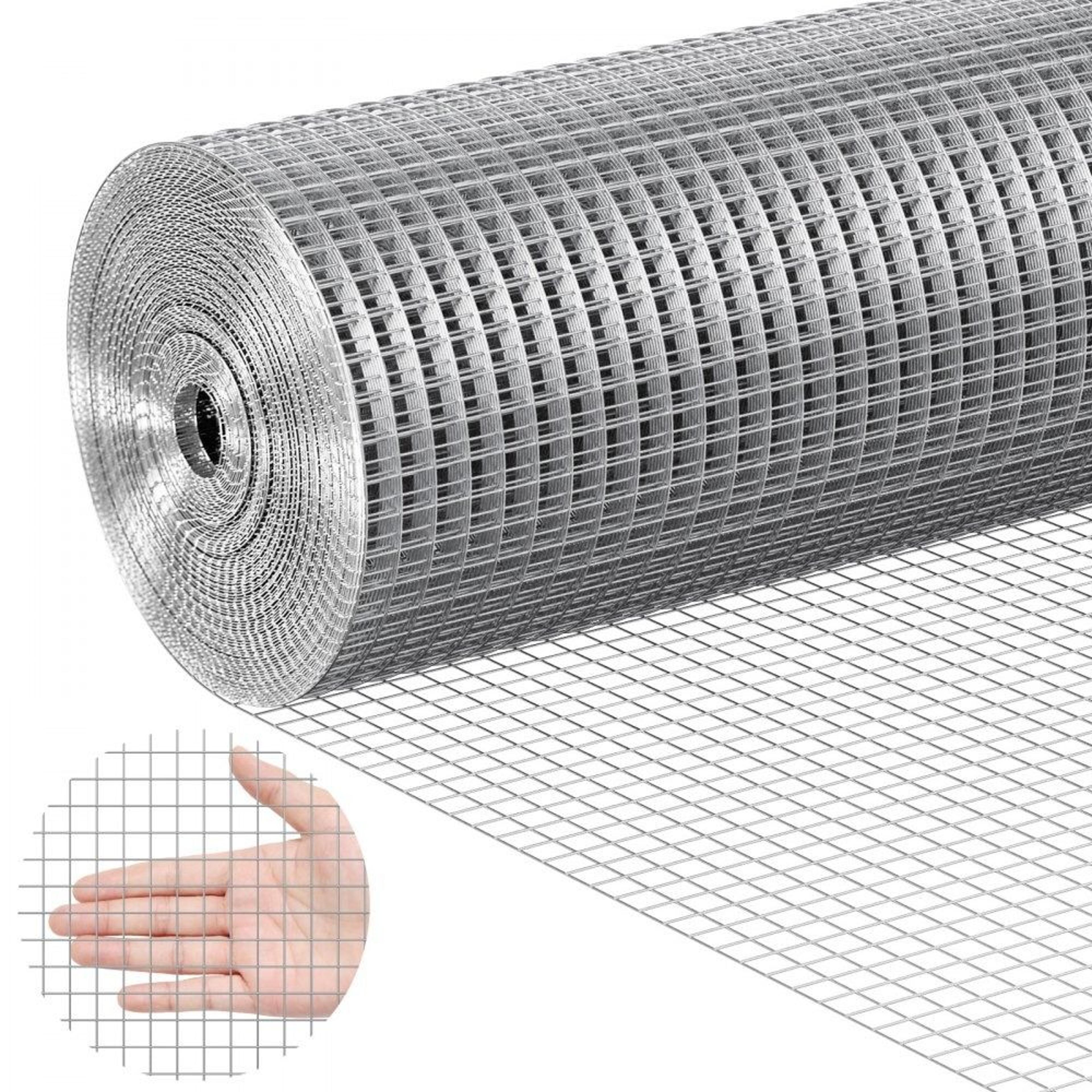 galvanized hardware cloth 1/2 inch welded wire mesh for garden and animal fencing
