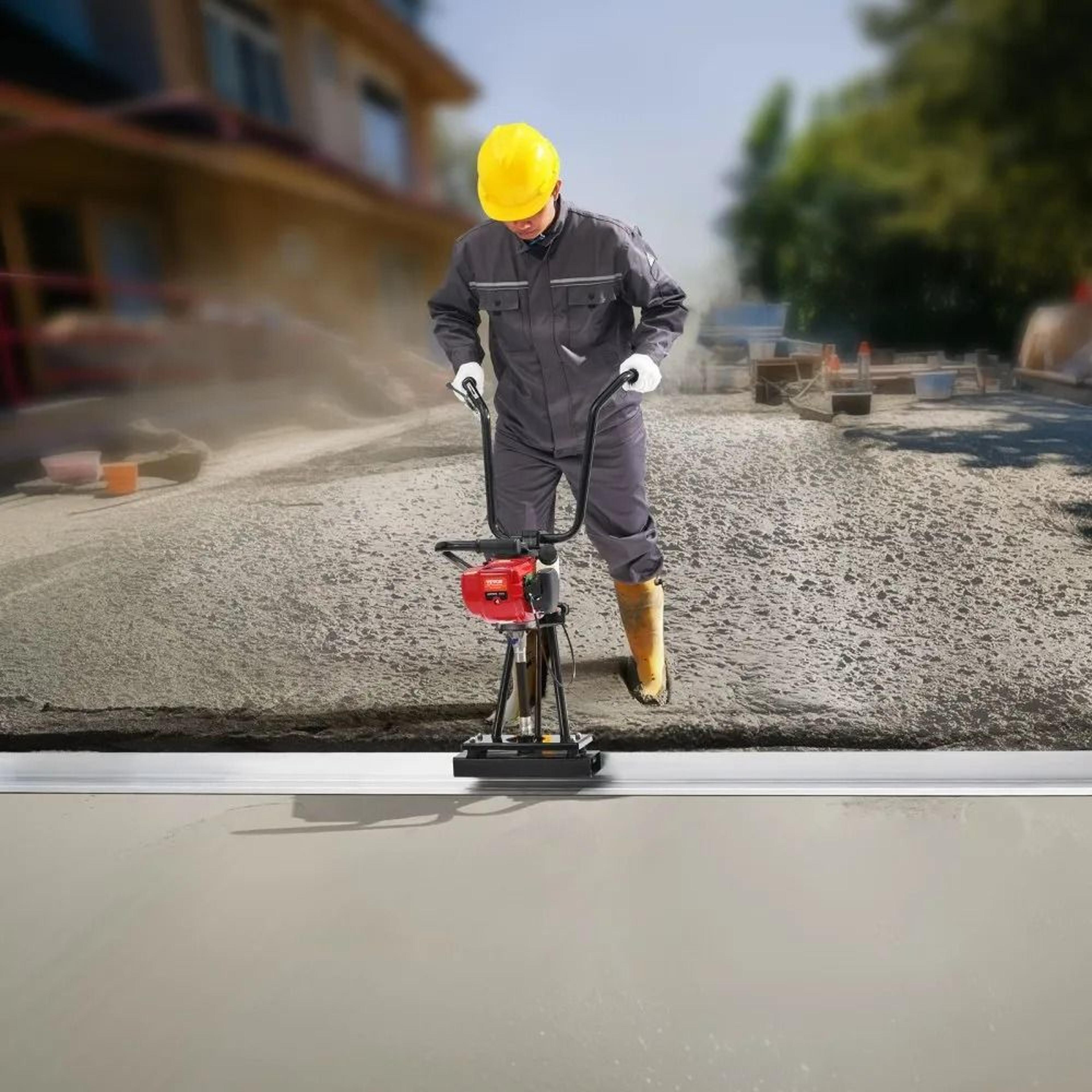 Gas Concrete Power Screed 11ft Aluminum Blade Vibrating Concrete Screed 5