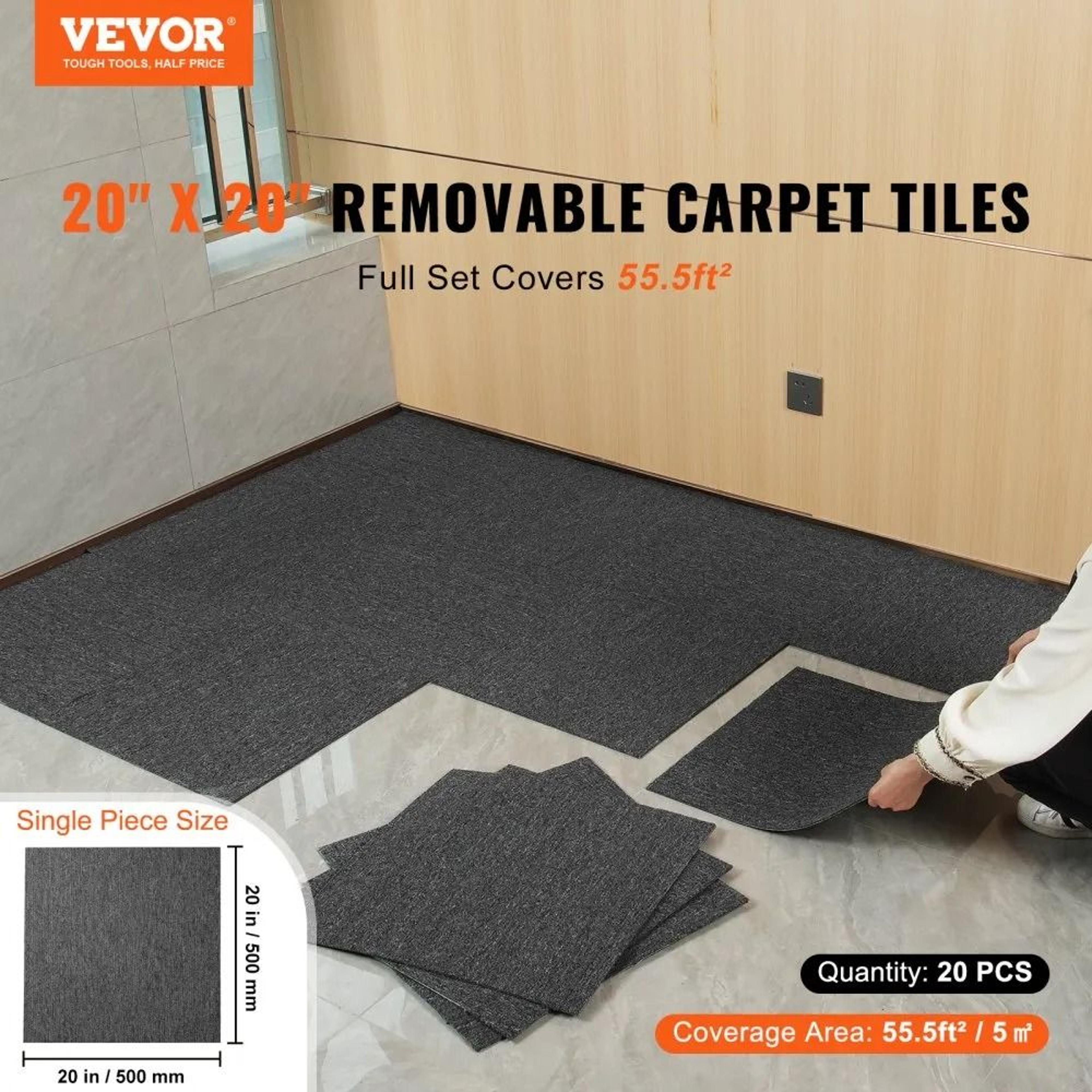 Reusable Padded Carpet Tiles For Easy DIY Floor Makeovers 1