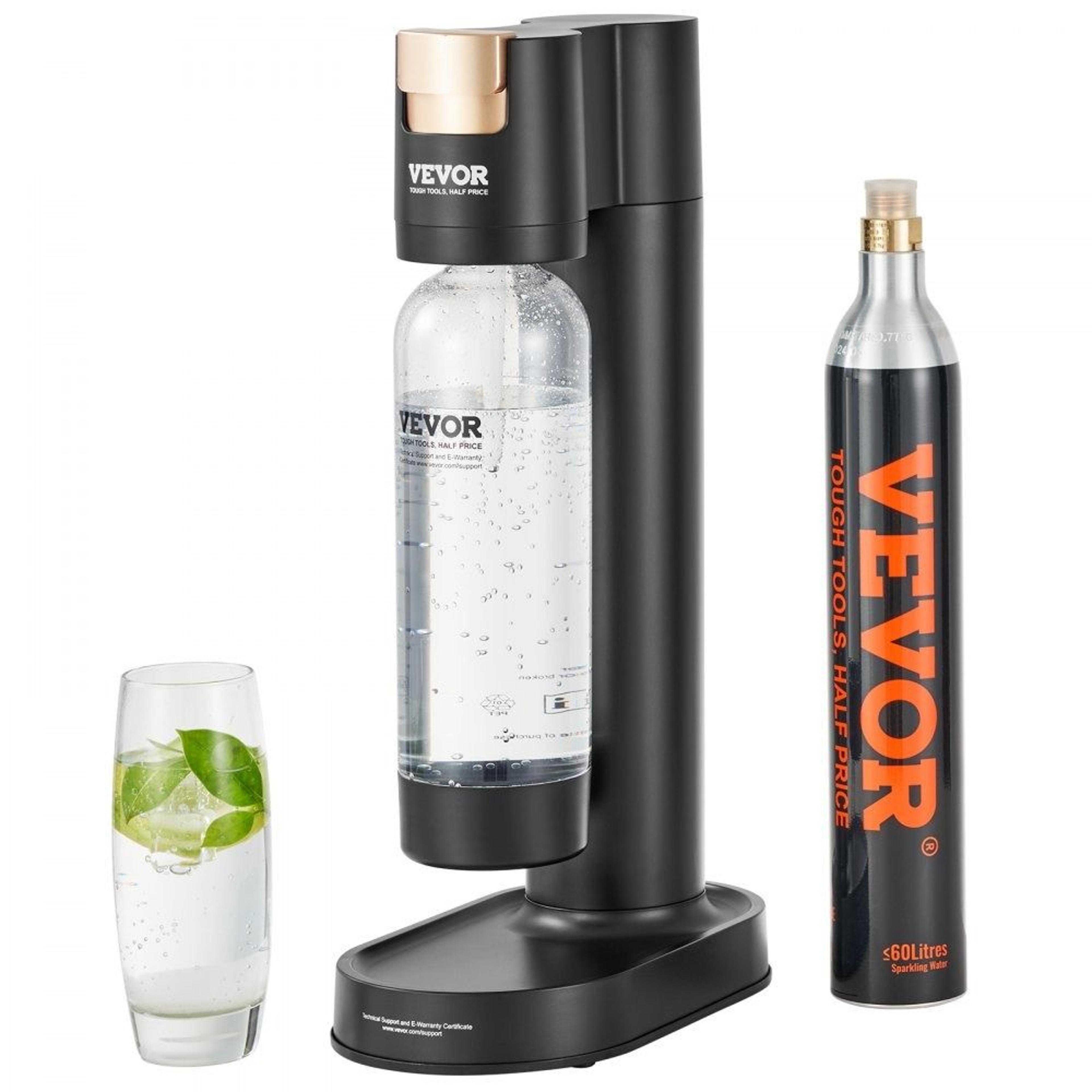 sparkling water maker soda maker machine with reusable bottle