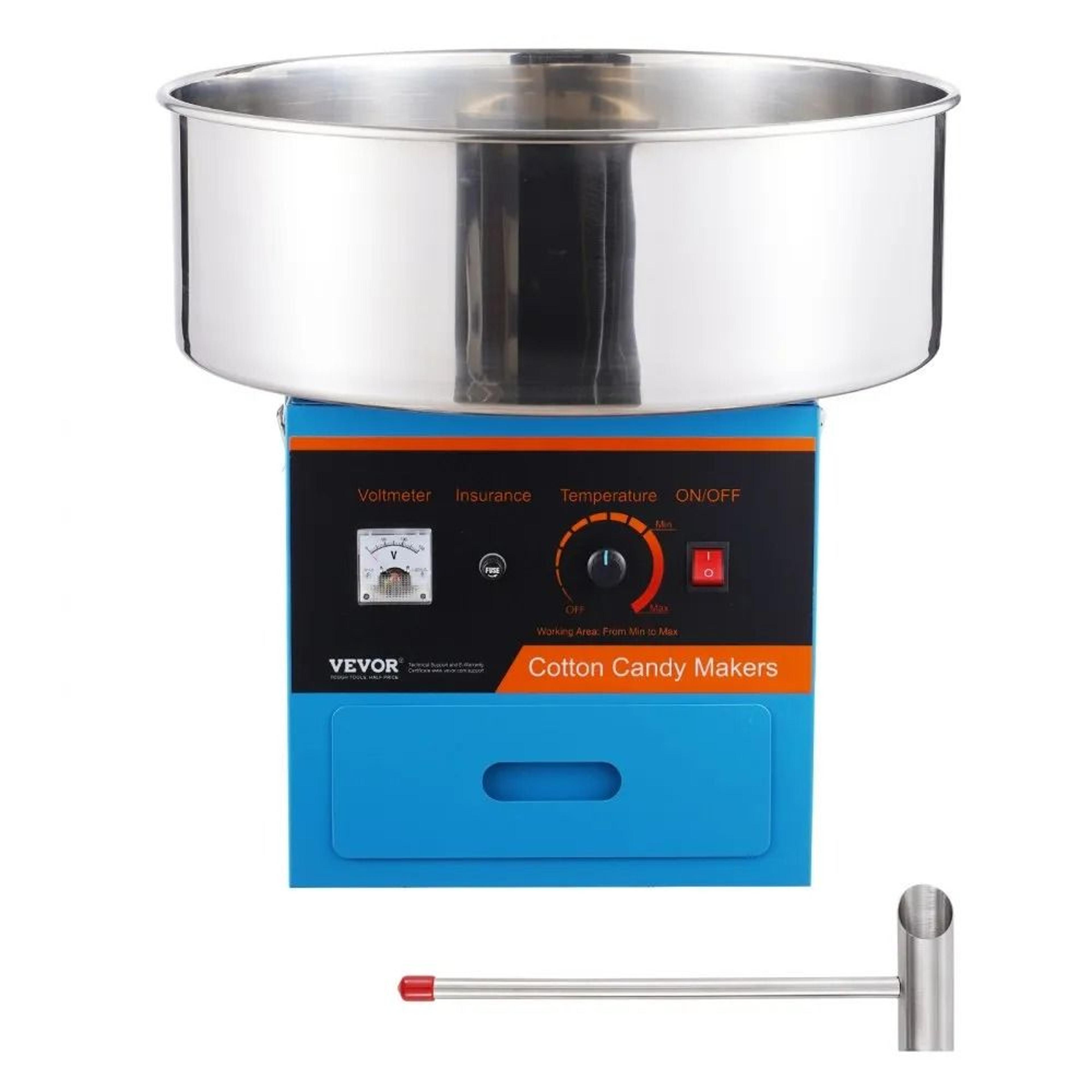 commercial electric cotton candy machine 1000w candy floss maker