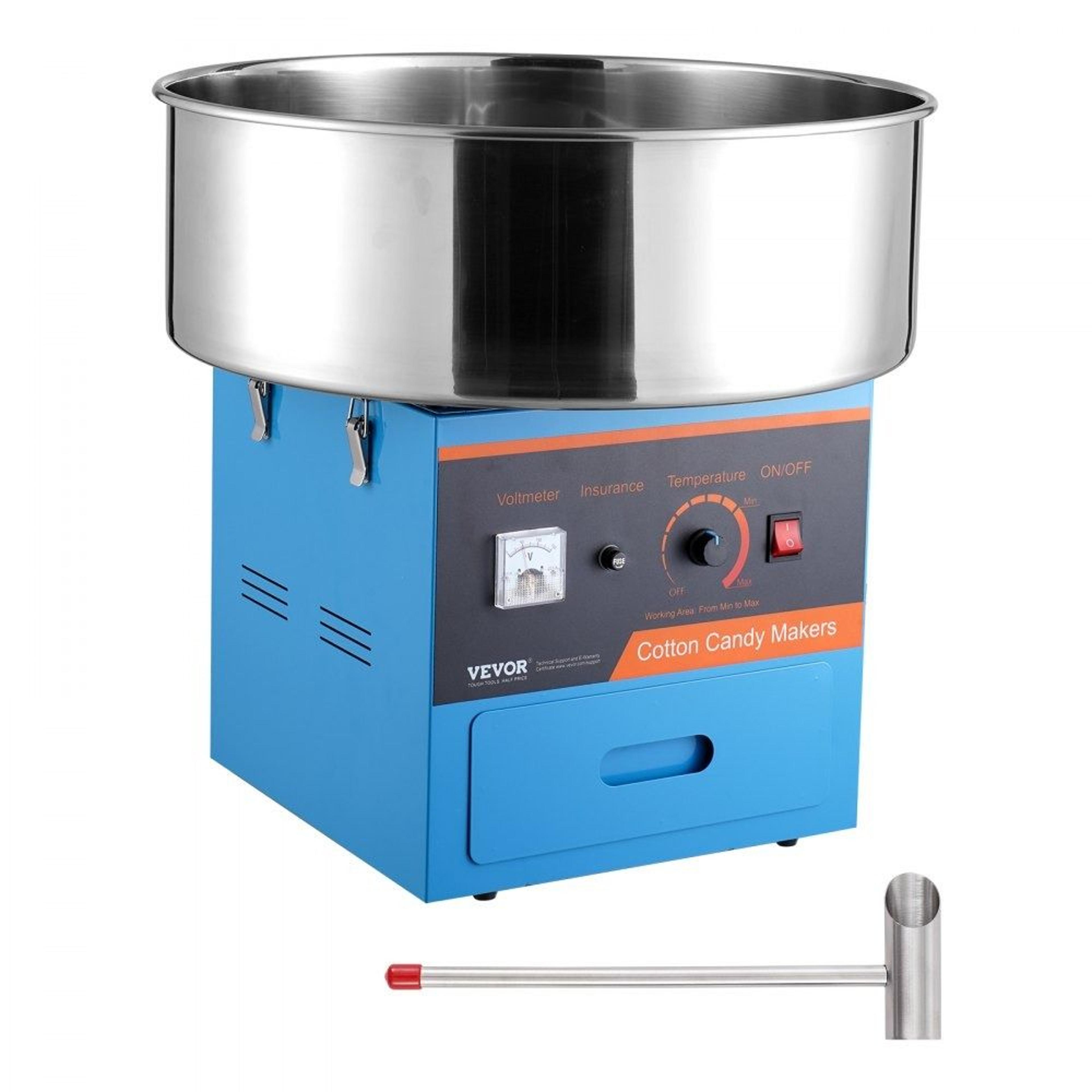Commercial Electric Cotton Candy Machine 1000W Candy Floss Maker 7