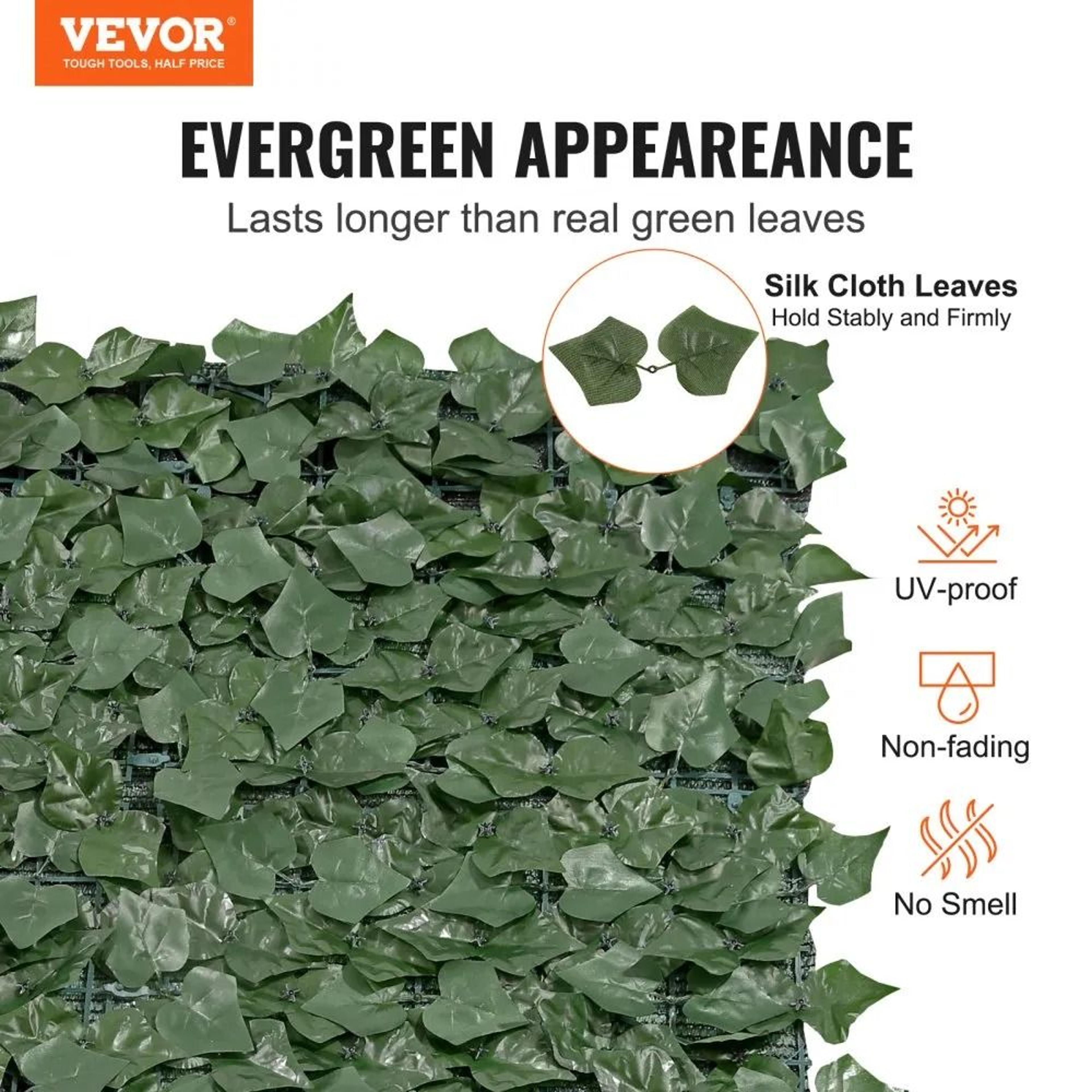 Ivy Privacy Fence Artificial Green Wall Outdoor Privacy Screen 1
