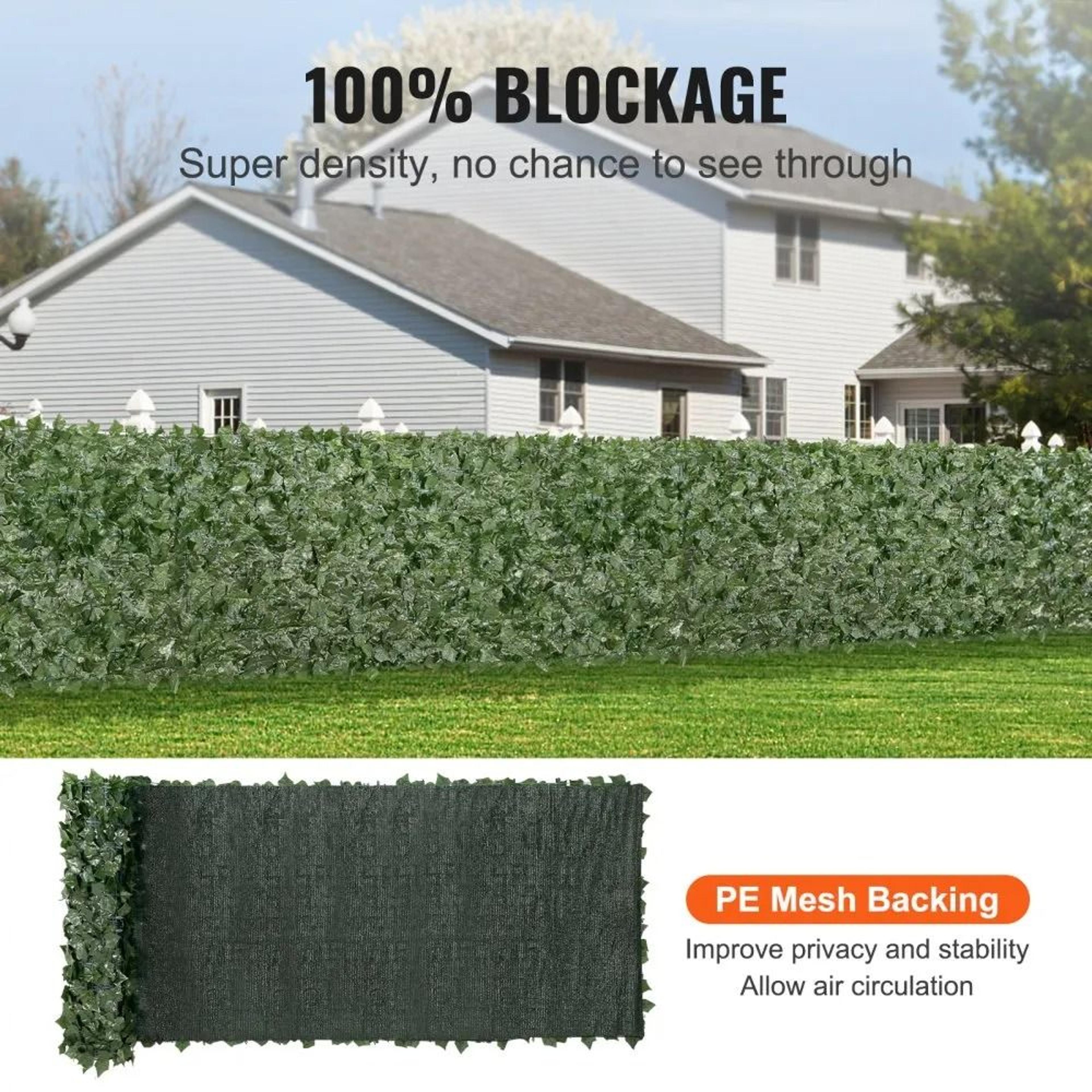 Ivy Privacy Fence Artificial Green Wall Outdoor Privacy Screen 5