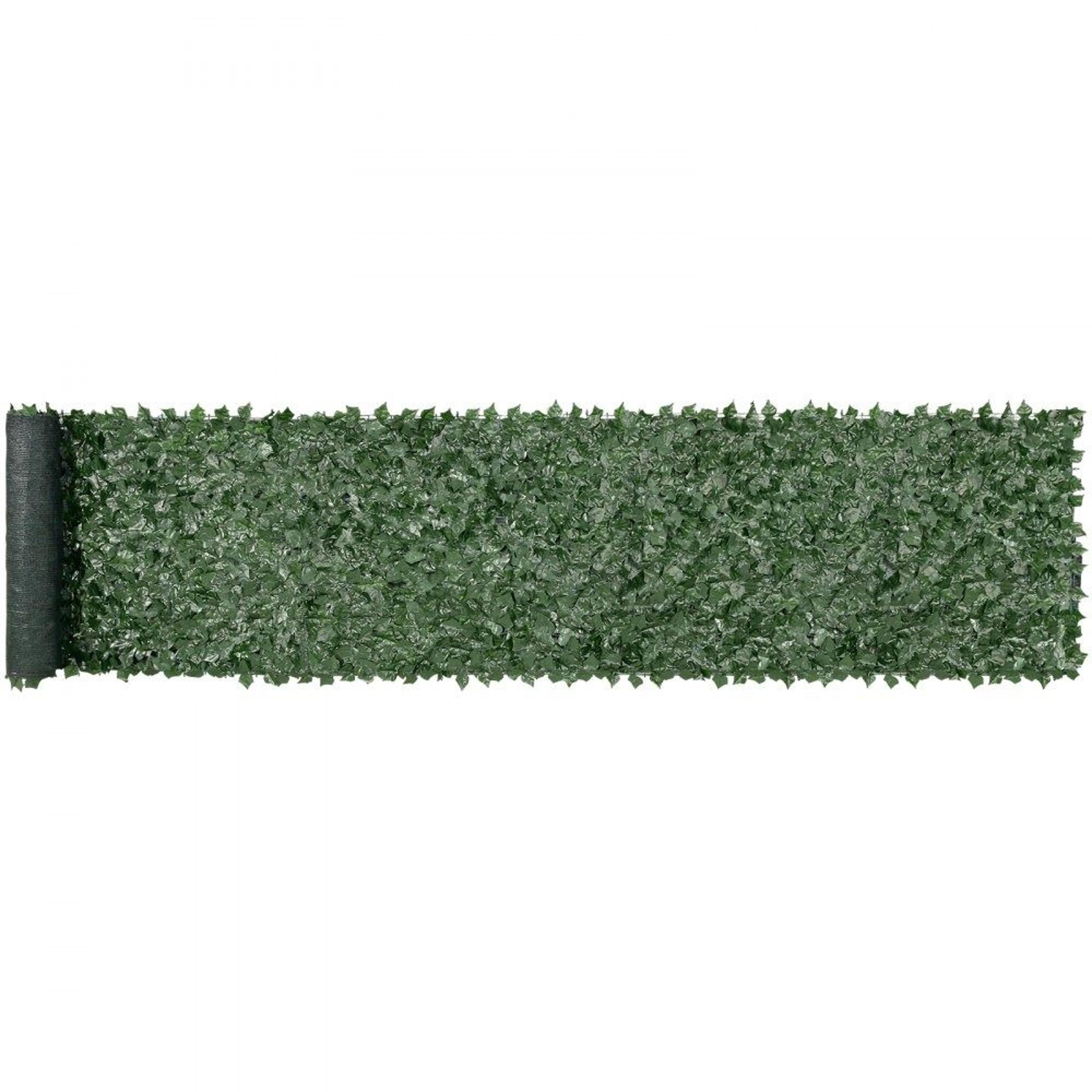 artificial ivy privacy fence screen 39 x 198 in outdoor green wall with mesh backing