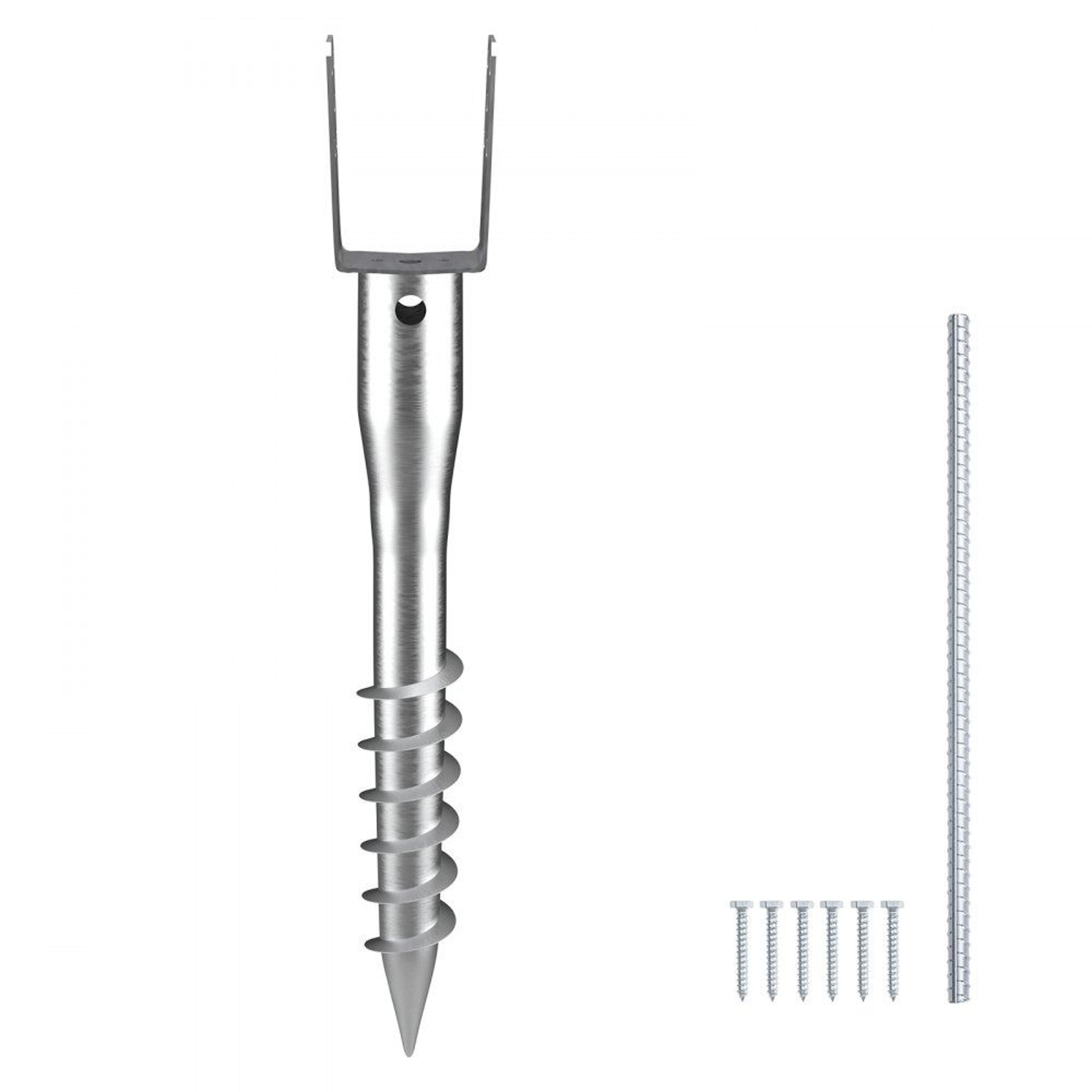 heavy duty no dig ground anchor screw in fence post anchor for 3.5 inch timber