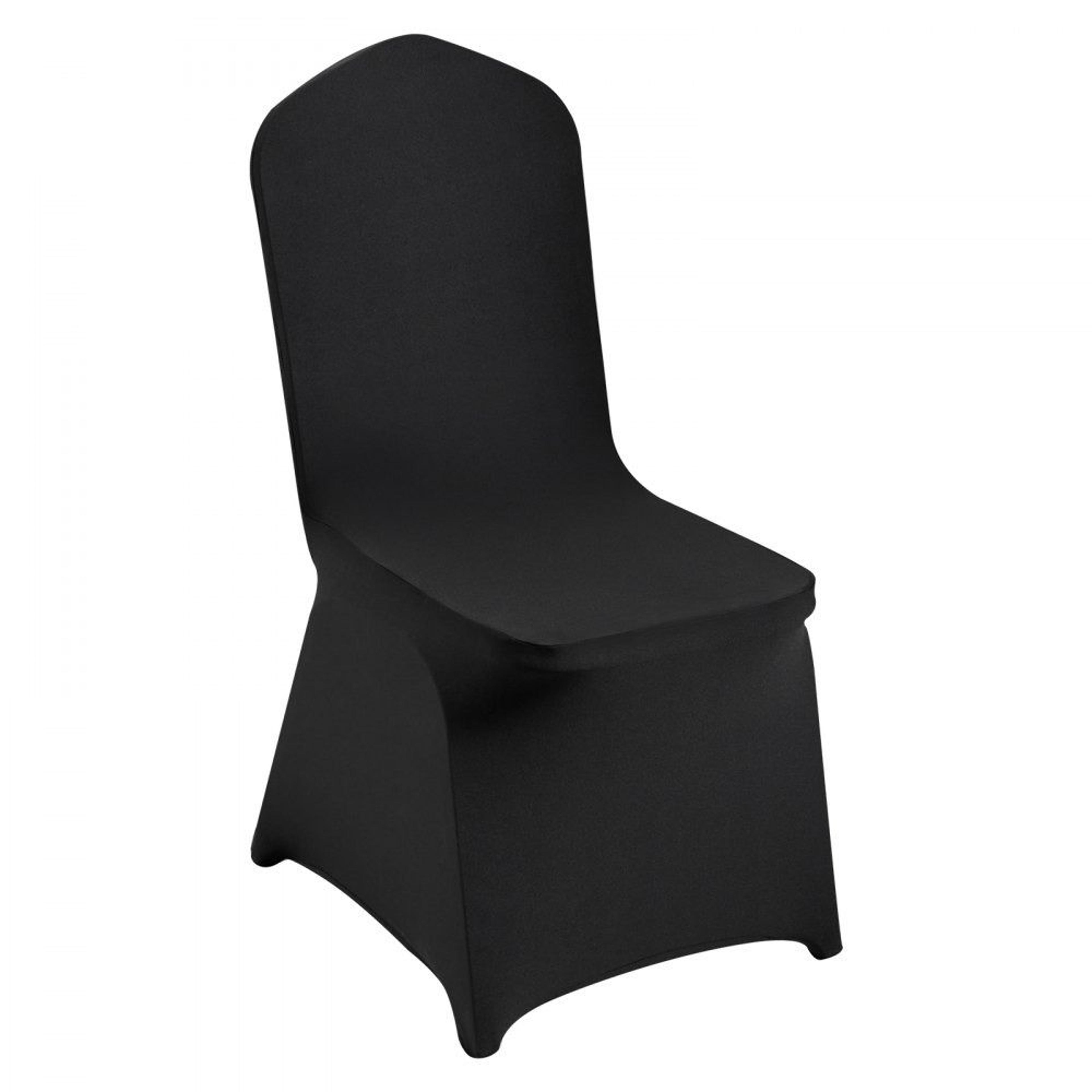 stretch spandex chair covers for weddings banquets and events 50 pack black