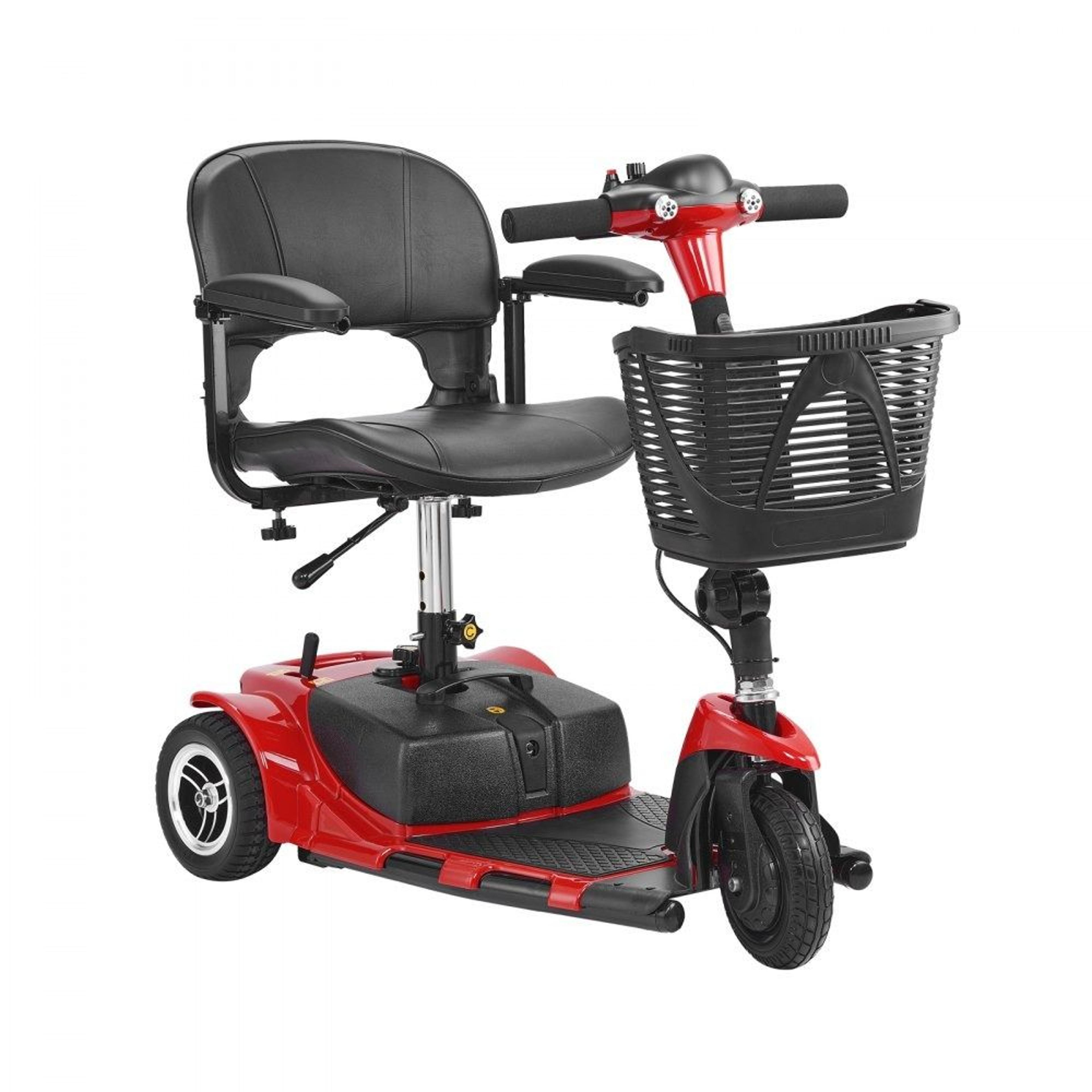 3 wheel folding mobility scooter for seniors and adults with long range battery