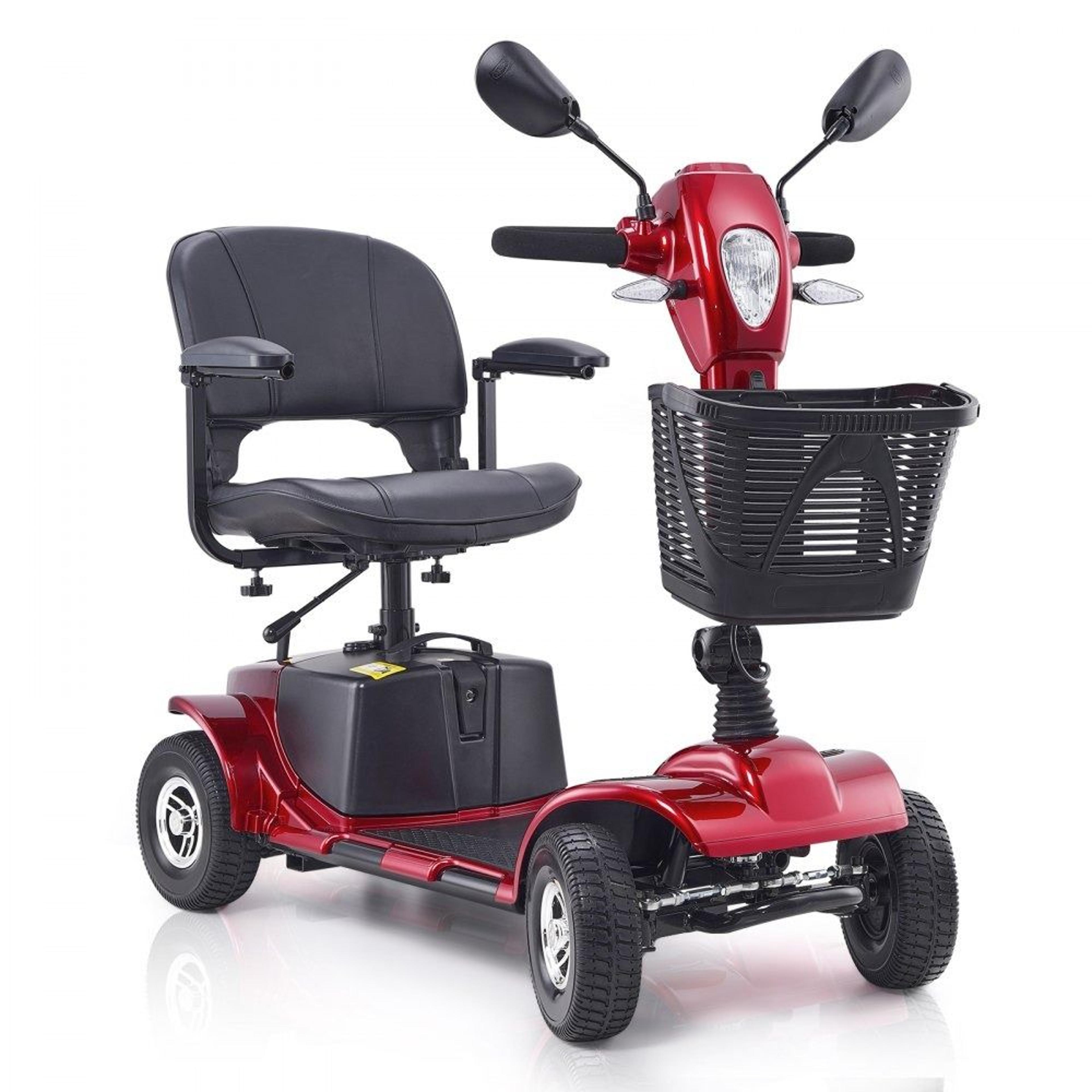 heavy duty 4 wheel folding mobility scooter for seniors and adults