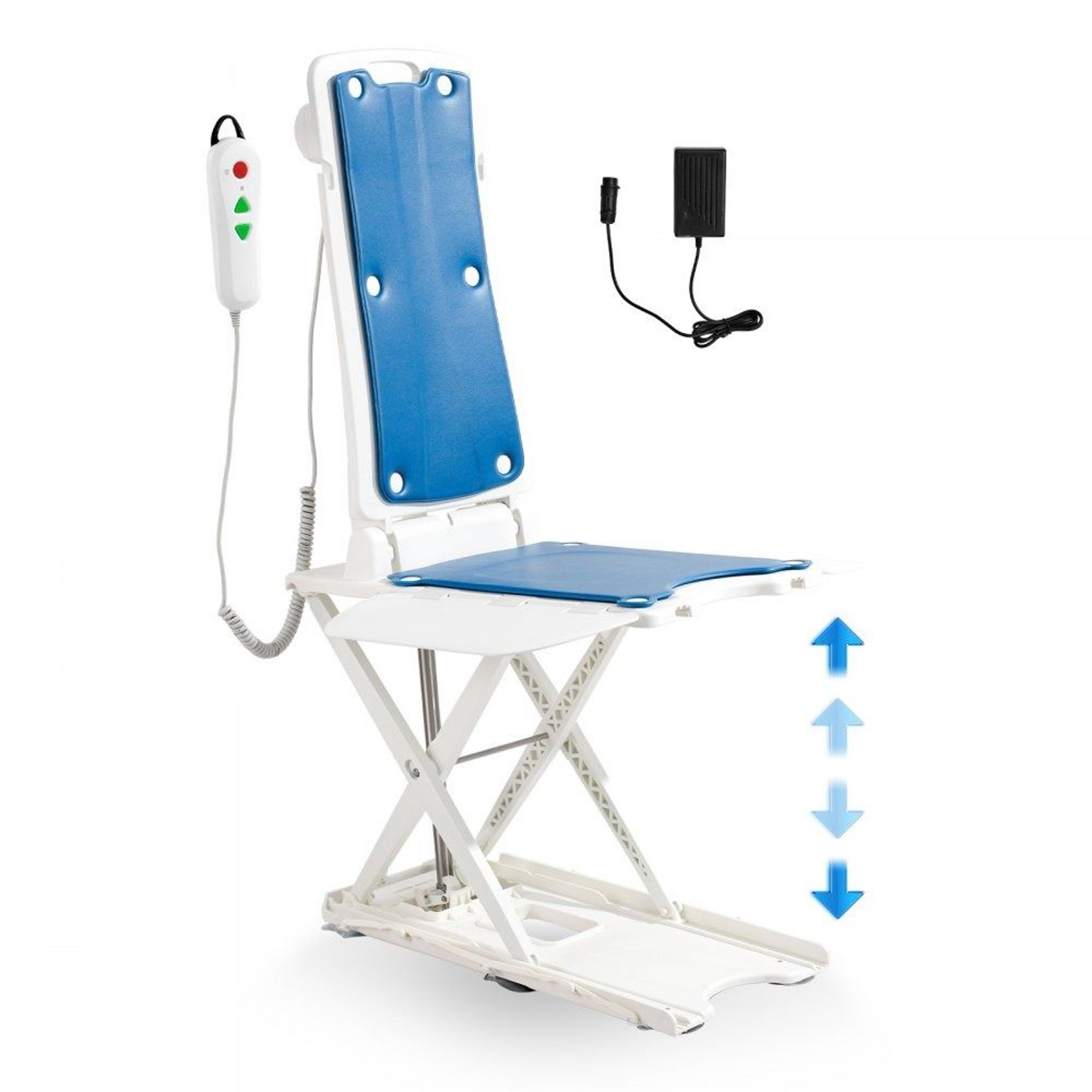 electric bath lift chair for seniors waterproof mobility lift with reclining backrest