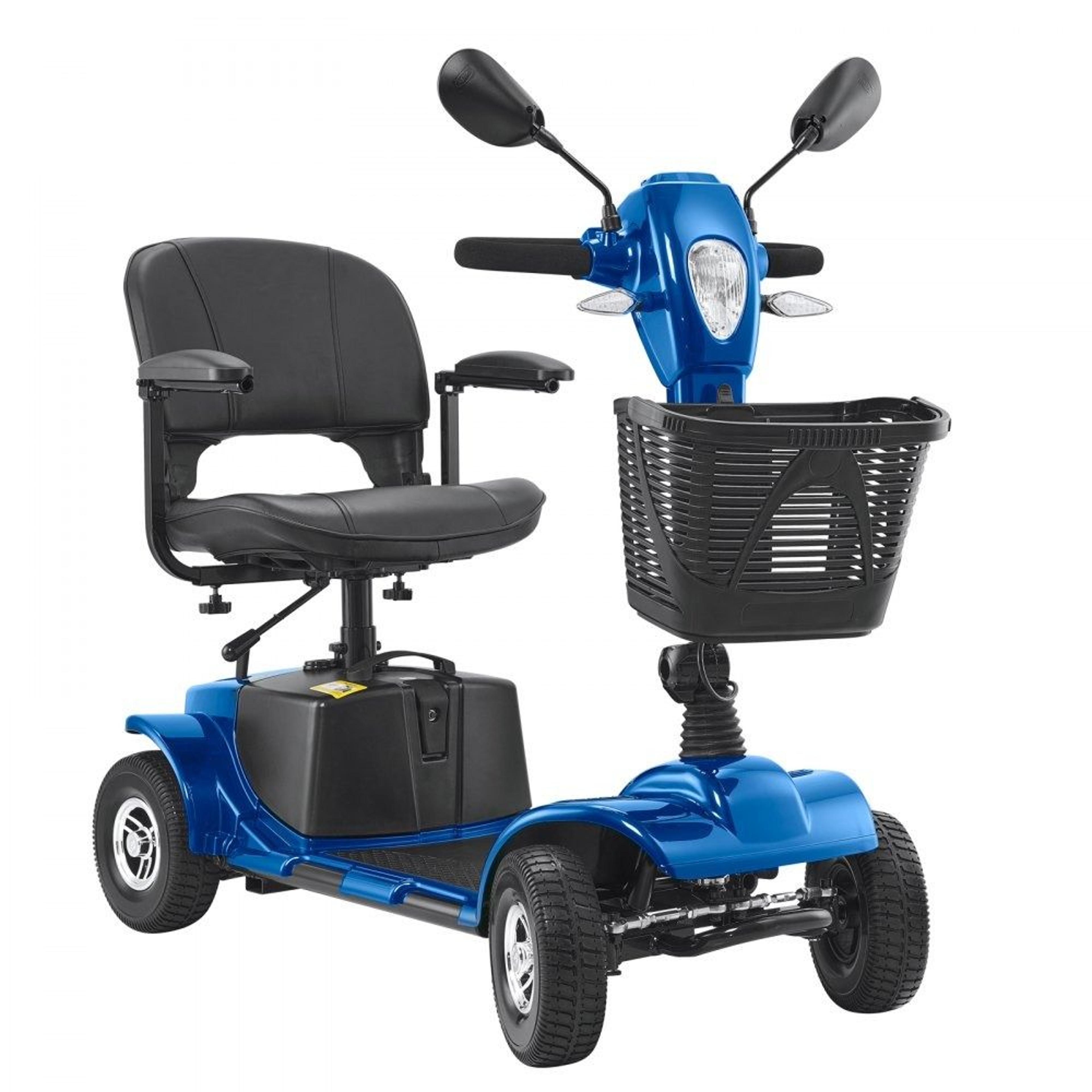 4 wheel mobility scooter for seniors foldable electric travel scooter