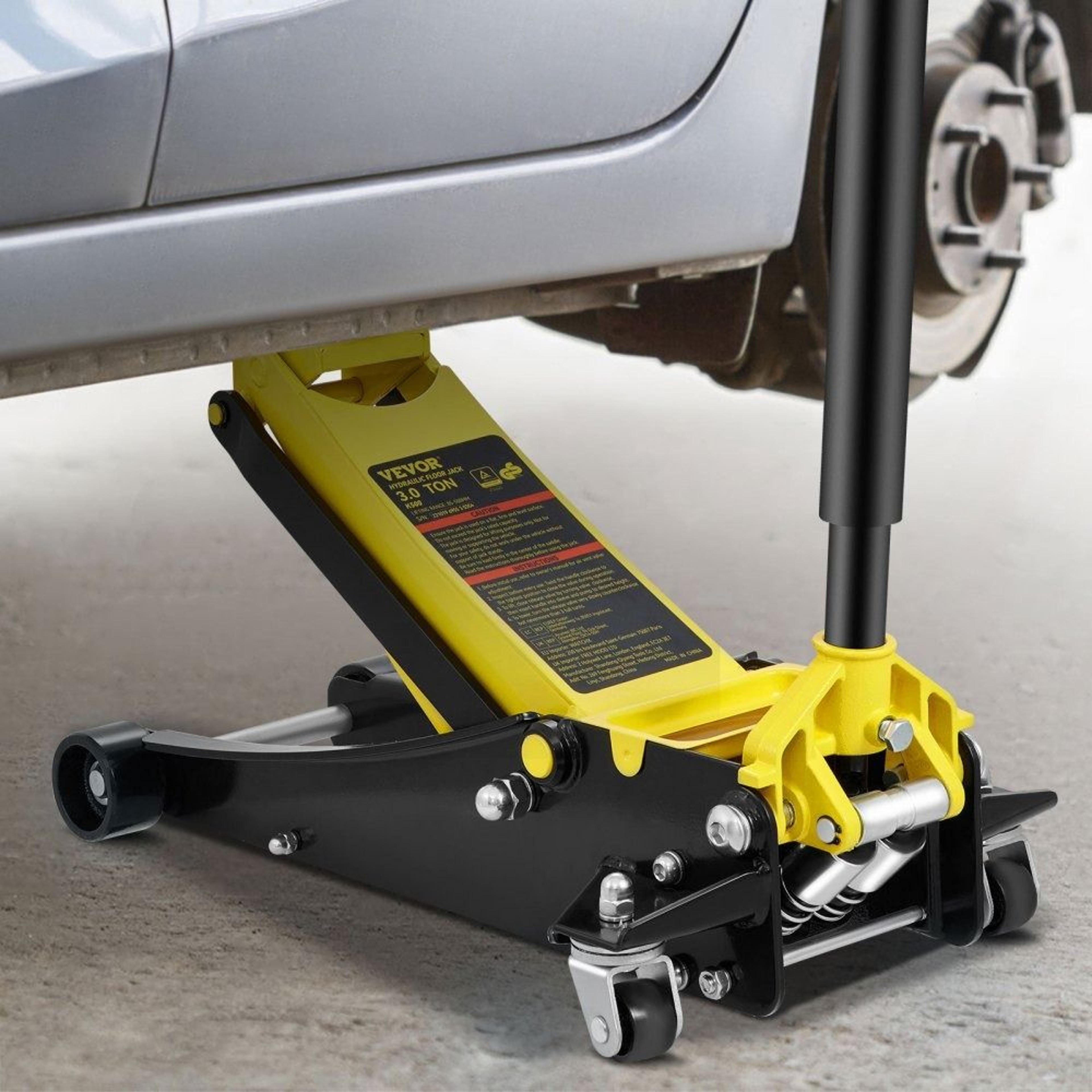 3 Ton Floor Jack Low Profile Floor Jack Heavy Duty Dual Pump Quick Lift Hydraulic Jack 7