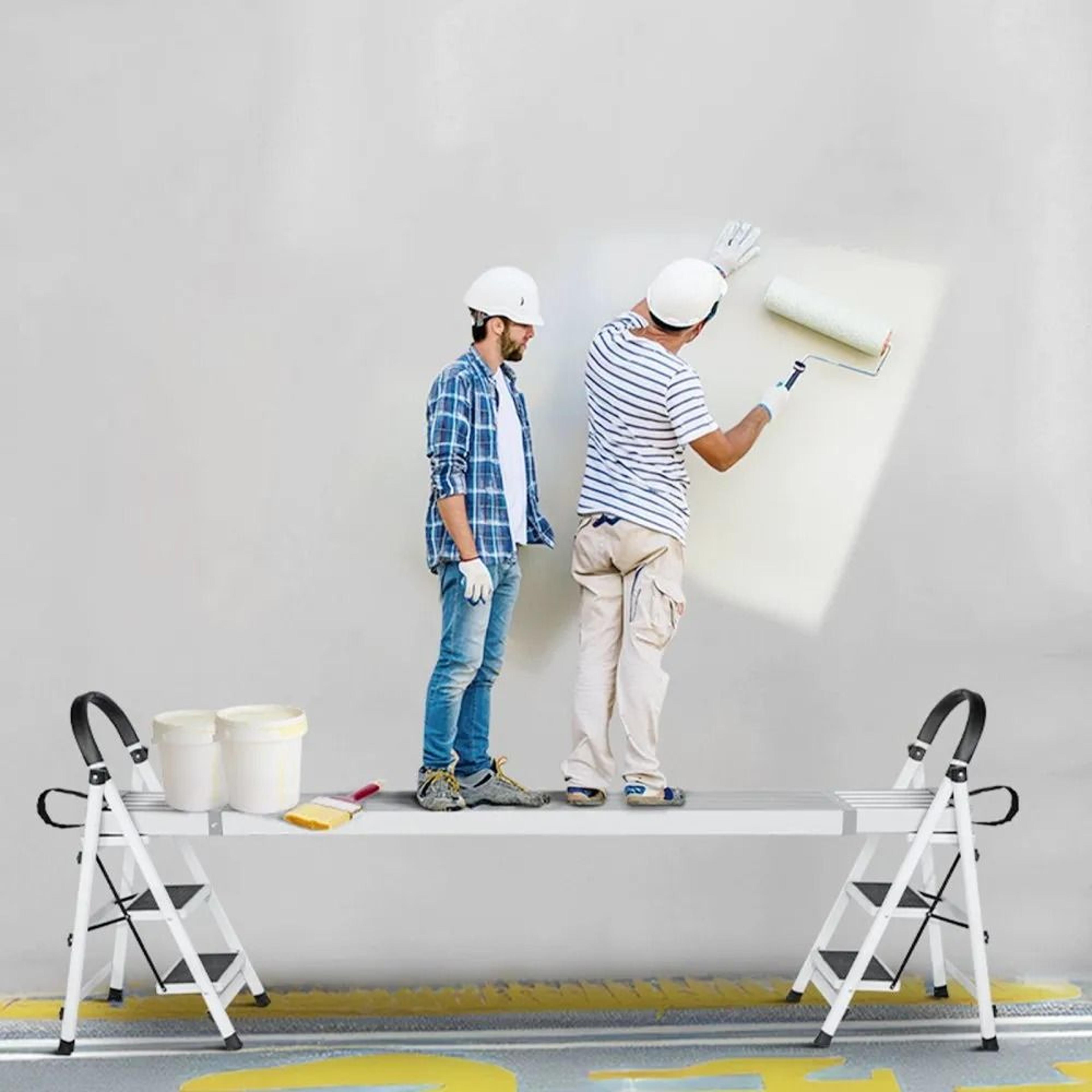 Telescoping Aluminum Work Plank Adjustable Scaffold Plank With Skid Proof Platform 6