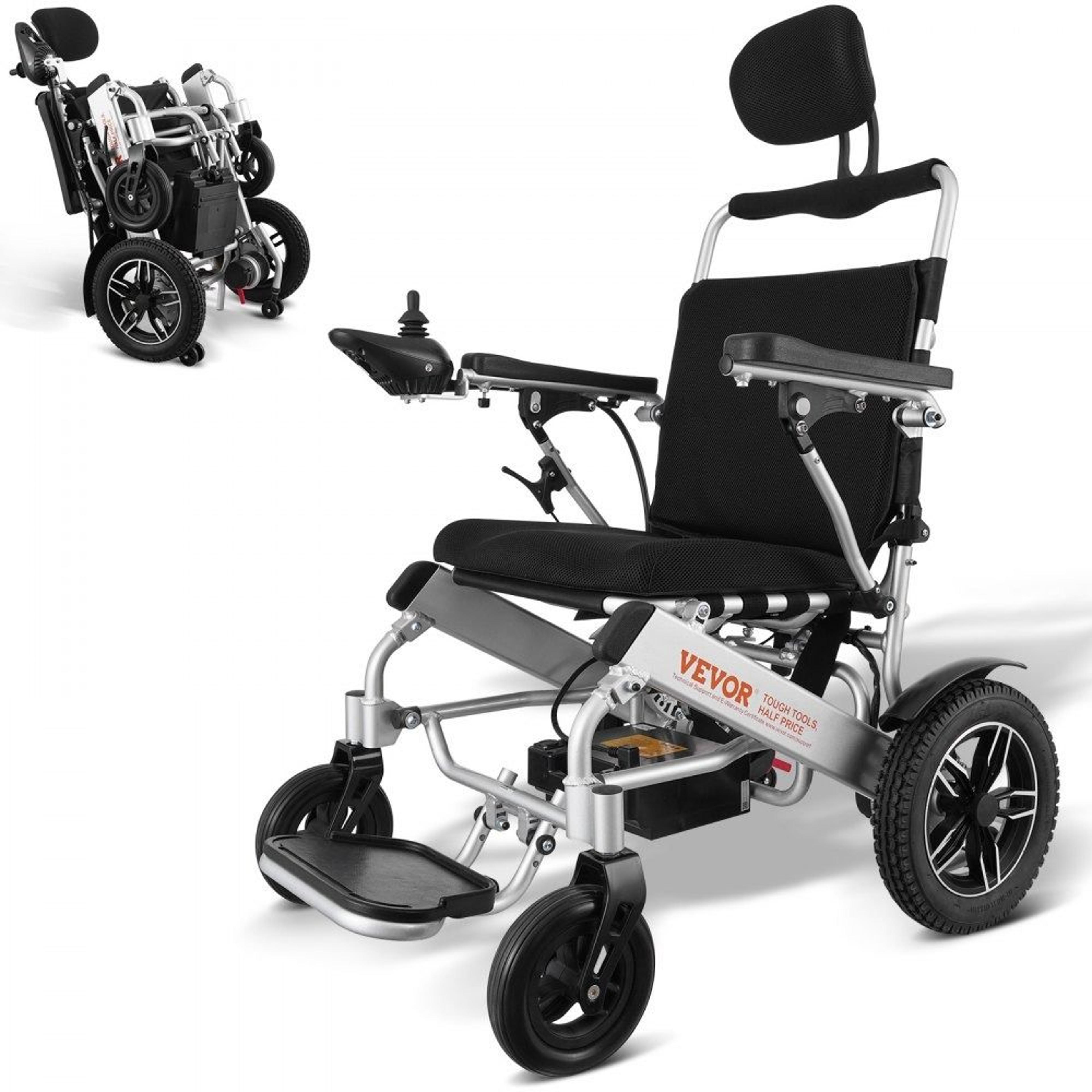 foldable electric wheelchair for adults with long range all terrain mobility