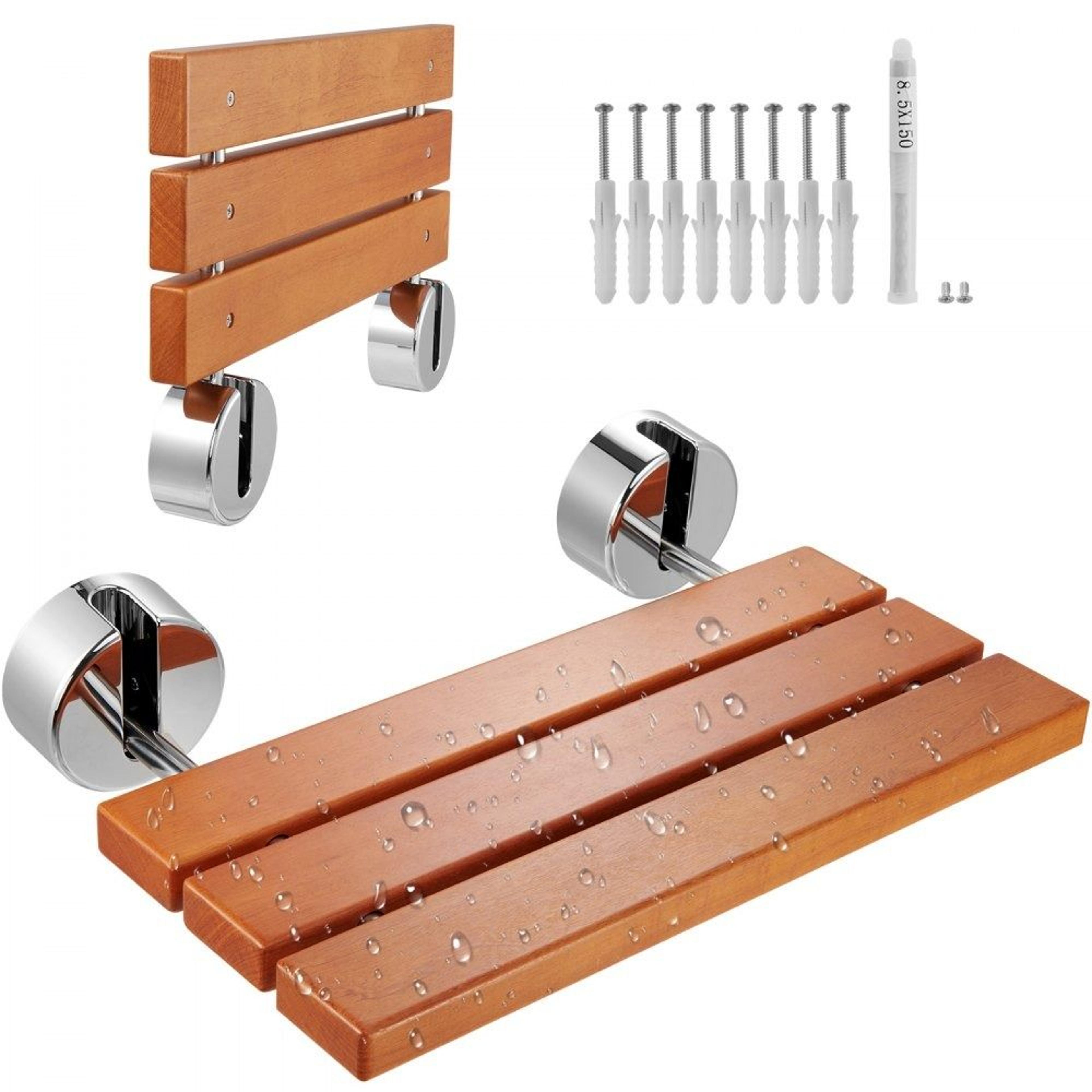 folding teak shower seat wall mounted fold up shower bench for safe comfortable seating