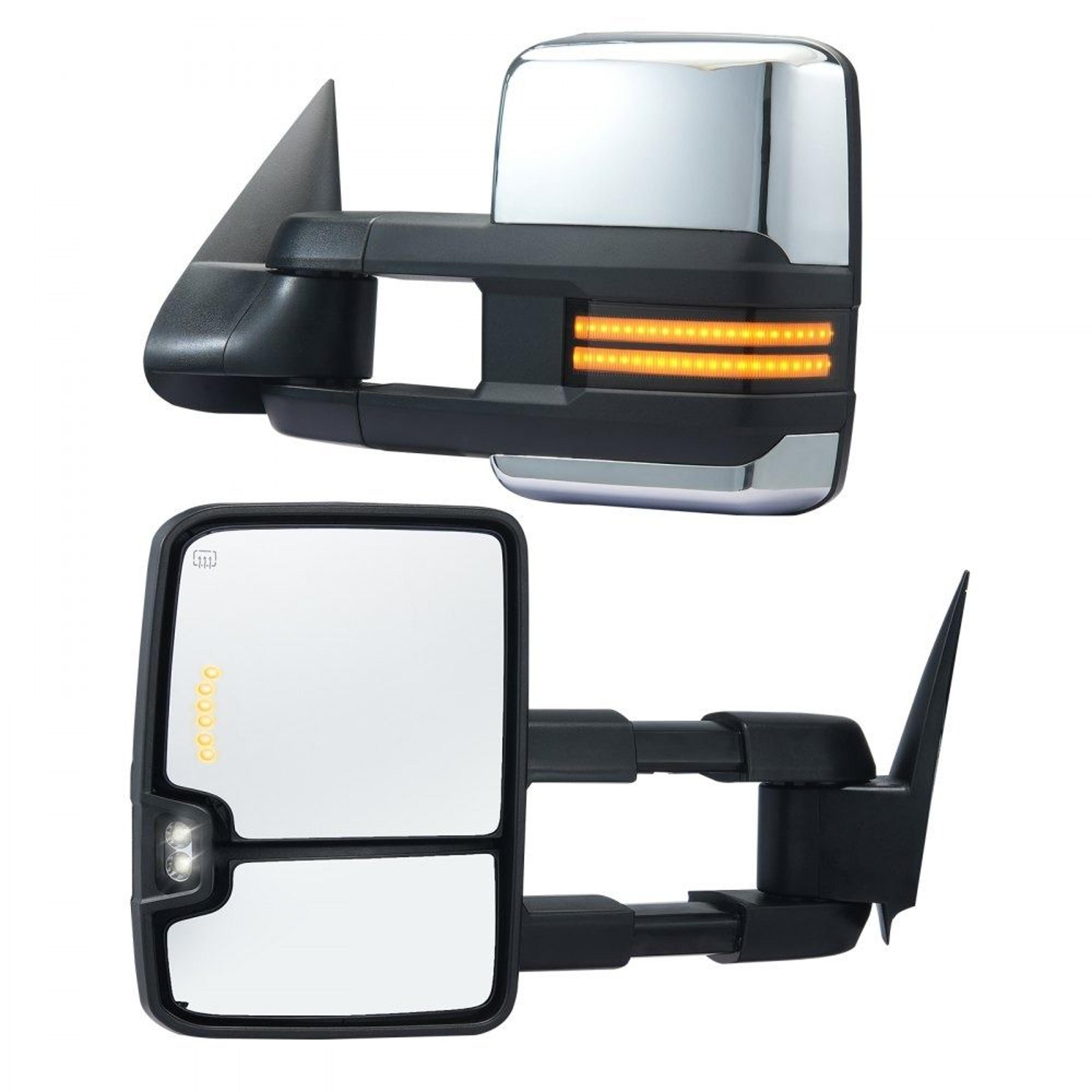 heated towing mirrors for chevy silverado 2003 to 2007 gmc sierra with turn signals